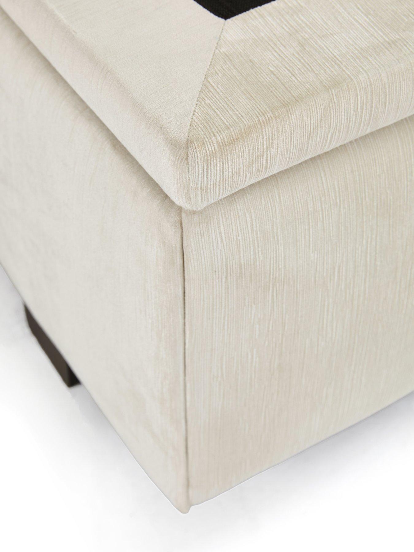 Image 6 of 7 of The Very Collection Remy Lift Up Ottoman Storage&nbsp;Bed Frame with Mattress Options (Buy &amp; SAVE!) - Natural