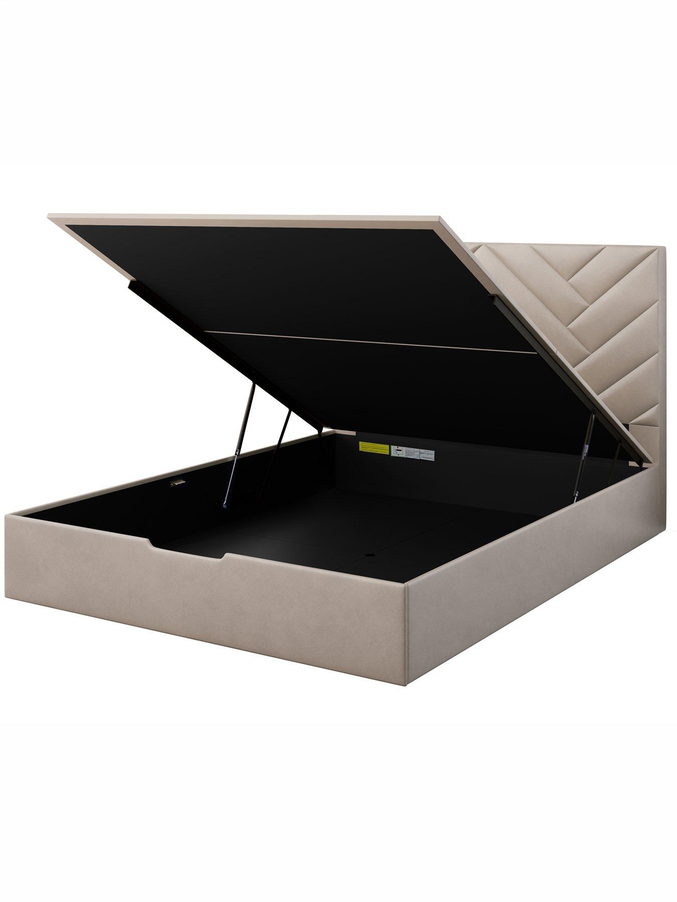 Image 3 of 7 of The Very Collection Lori End Lift Up Storage Ottoman Double Bed