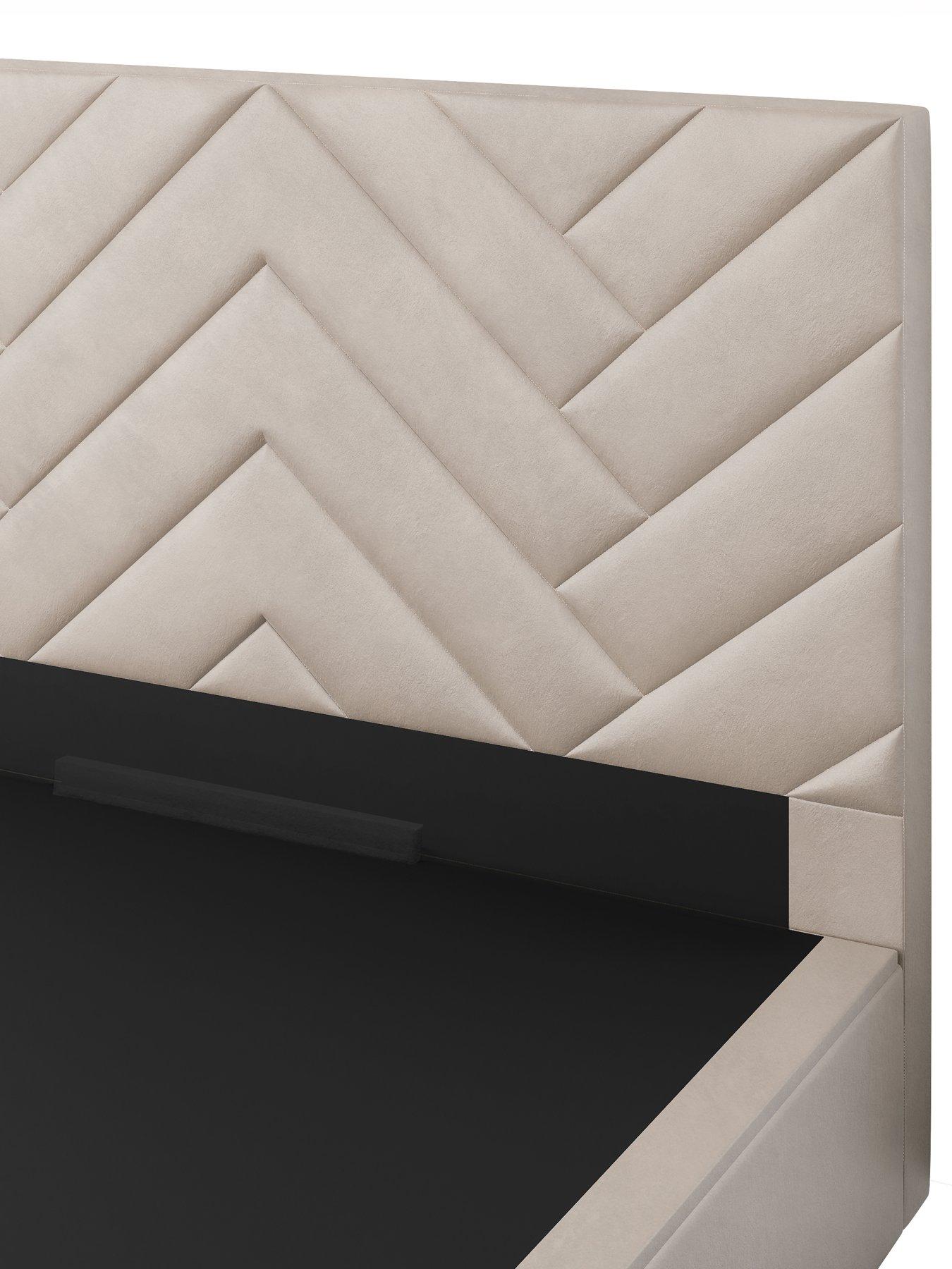 Image 4 of 7 of The Very Collection Lori End Lift Up Storage Ottoman Double Bed