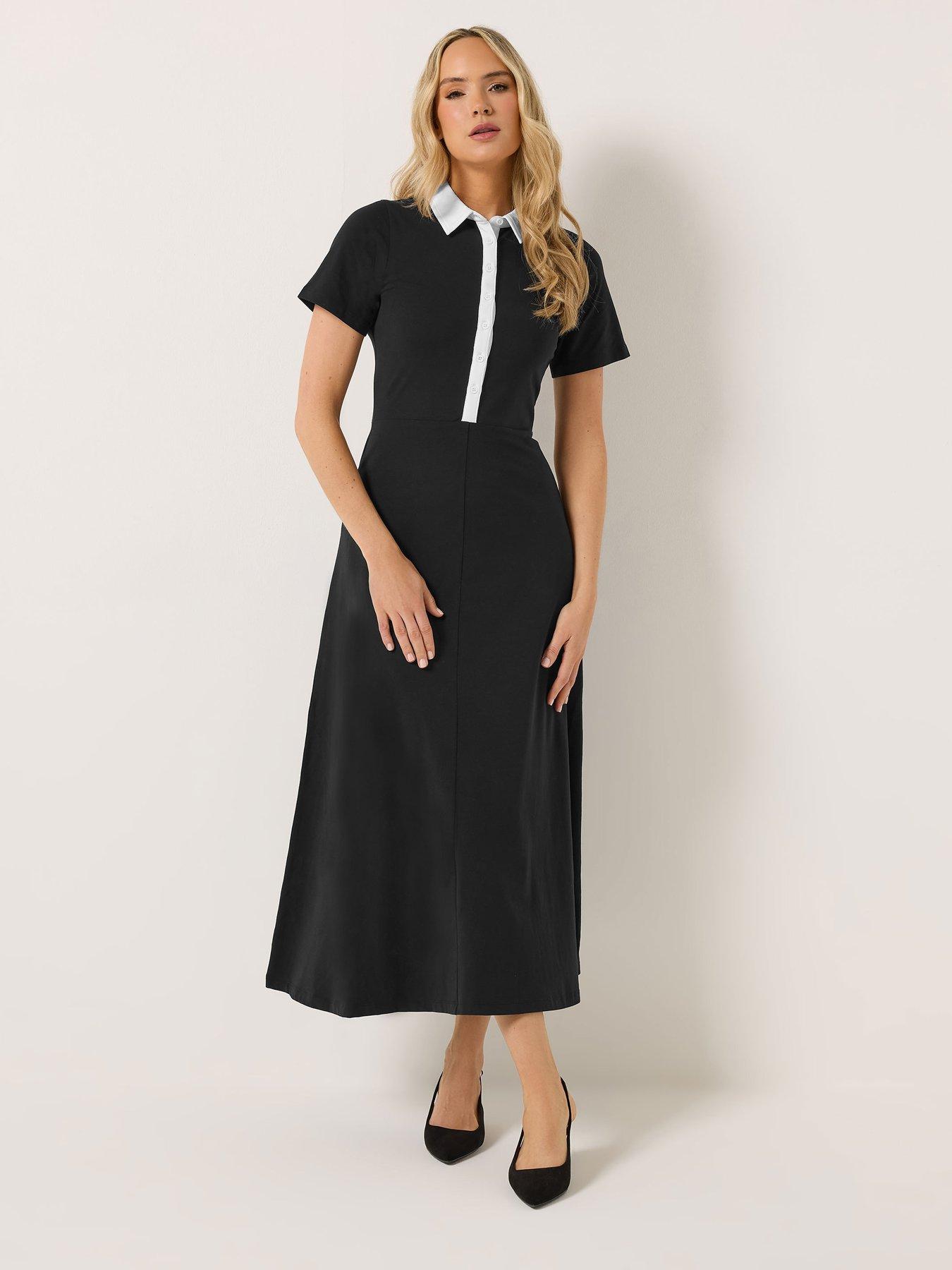 Long Tall Sally Tall Polo A-line Midaxi Dress