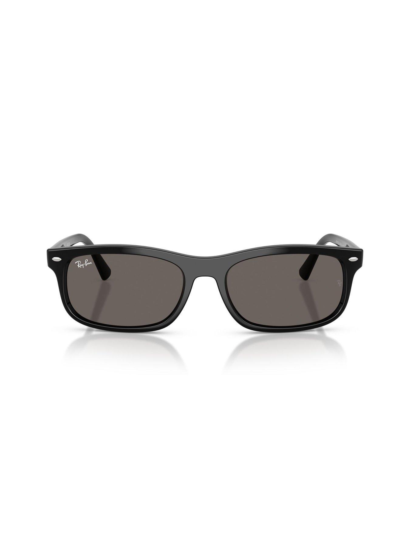 Image 2 of 5 of Ray-Ban Ray Ban 0Rb2224 Rectangular Sunglasses - Black