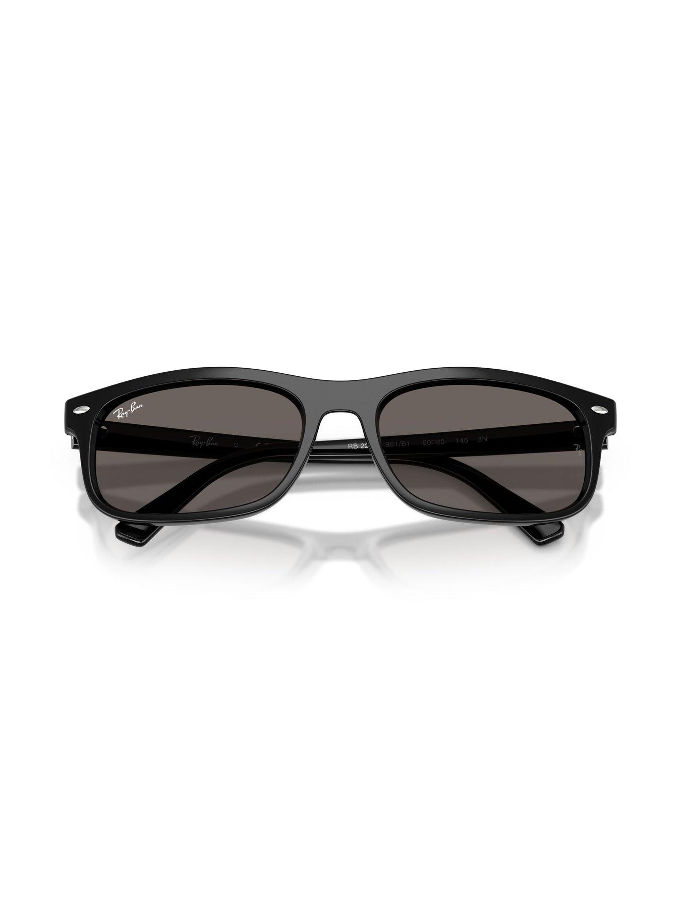 Image 5 of 5 of Ray-Ban Ray Ban 0Rb2224 Rectangular Sunglasses - Black
