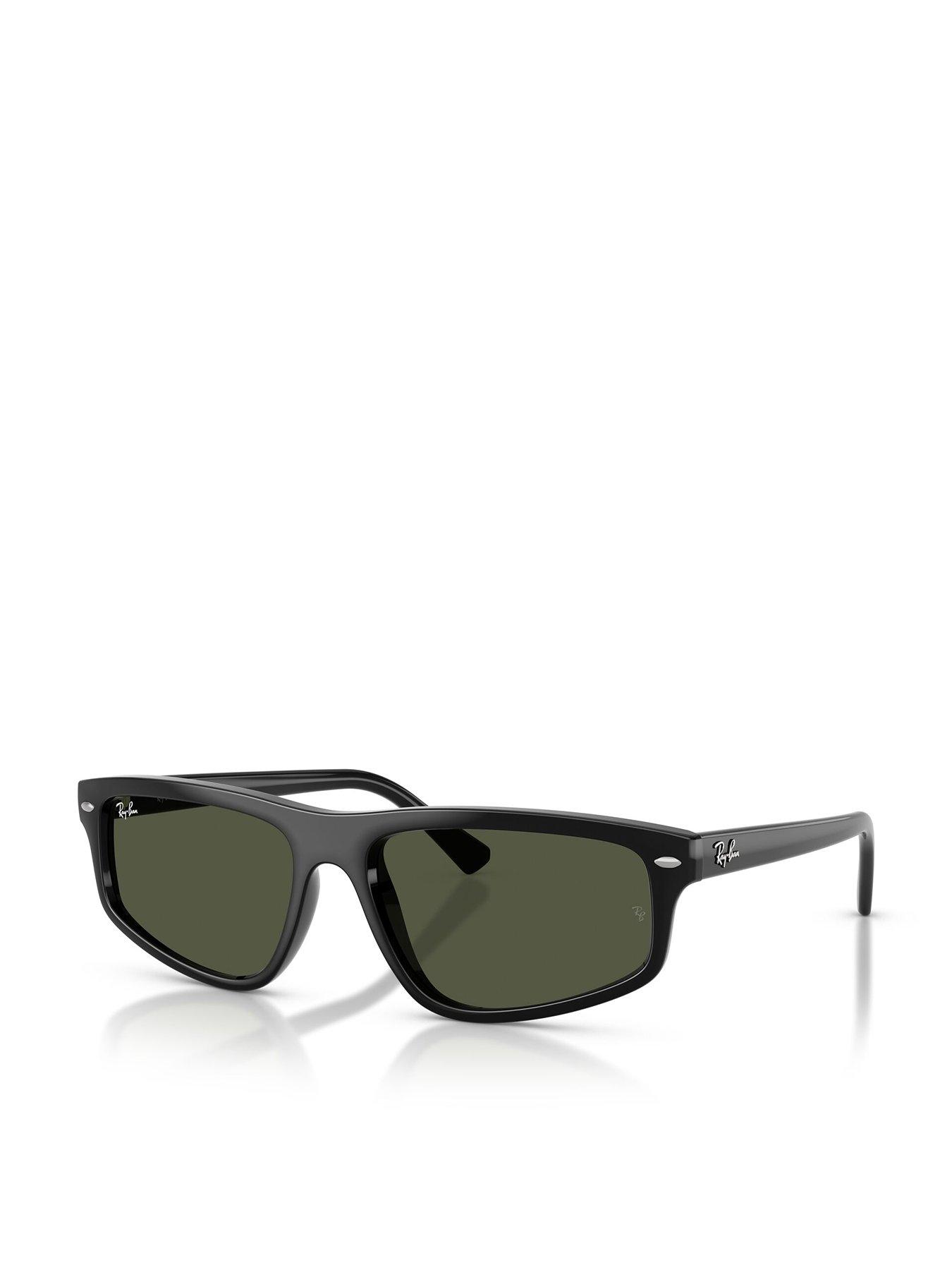 Image 1 of 5 of Ray-Ban Ray Ban 0Rb2225 Rectangular Sunglasses - Black