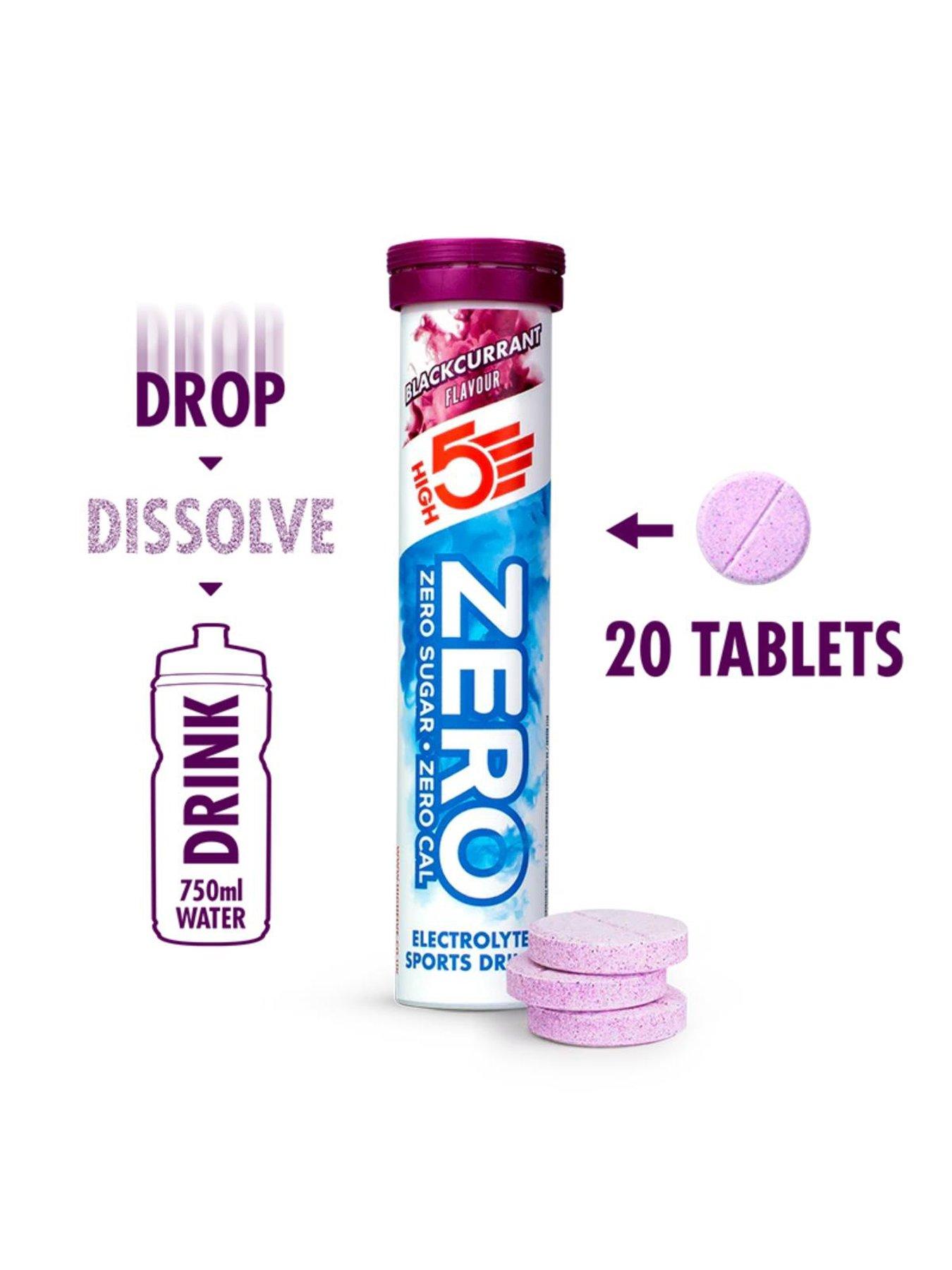 Image 3 of 4 of High5 ZERO 8 x 20 Hydration Tablets Blackcurrant