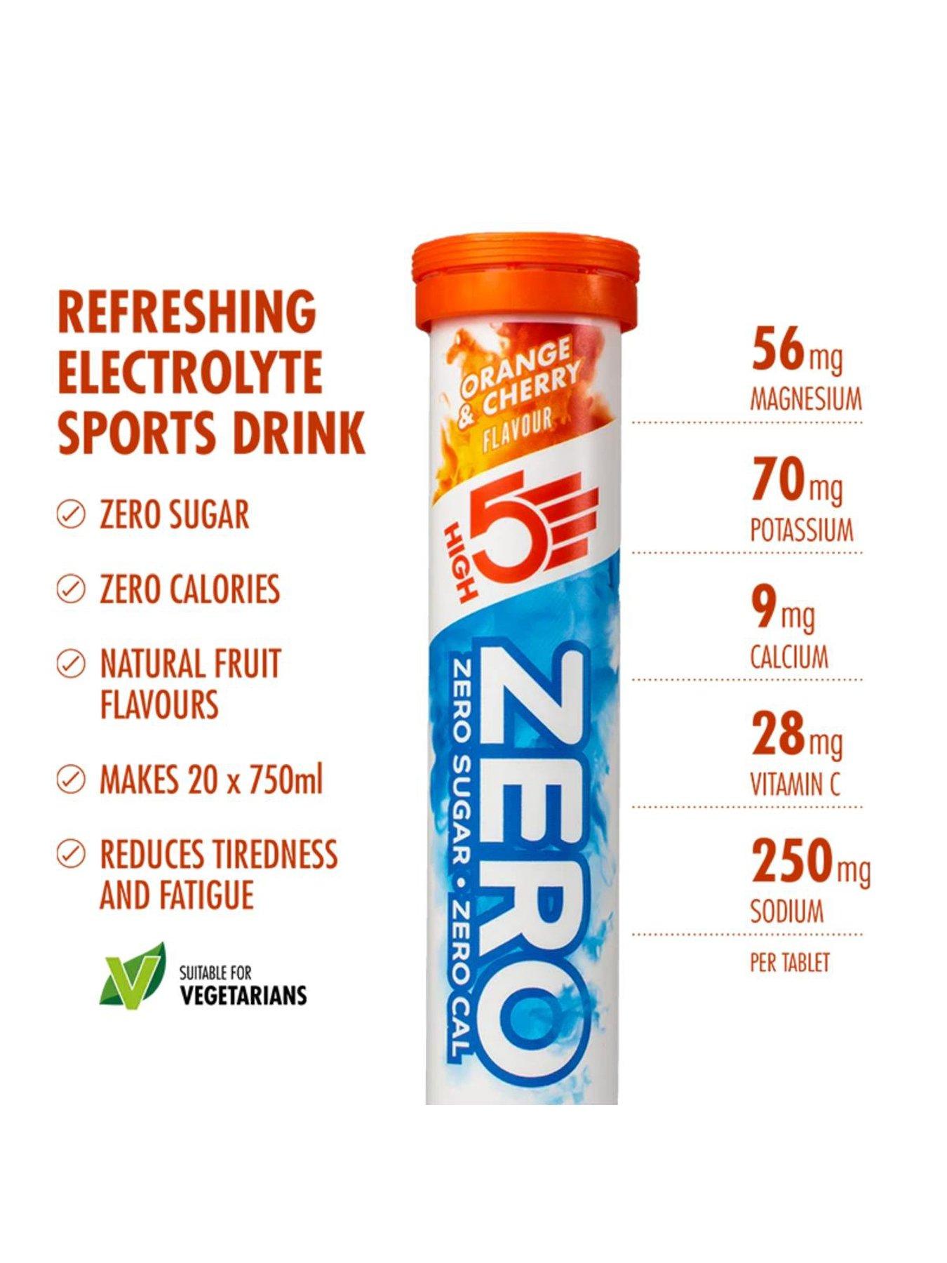 Image 3 of 4 of High5 ZERO 8 x 20 Hydration Tablets Orange & Cherry