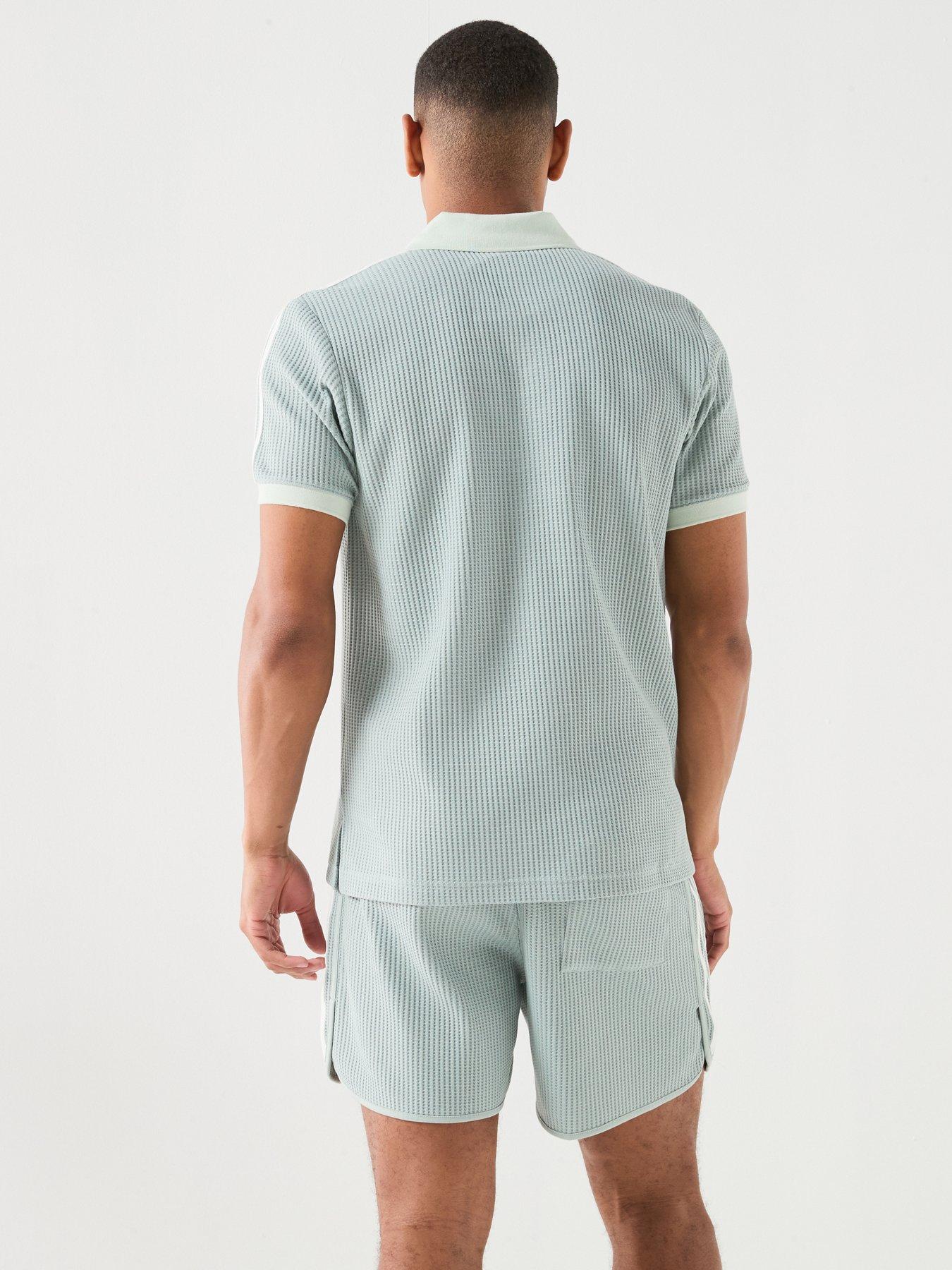 Image 2 of 6 of adidas Originals Mens Waffle Polo - Green