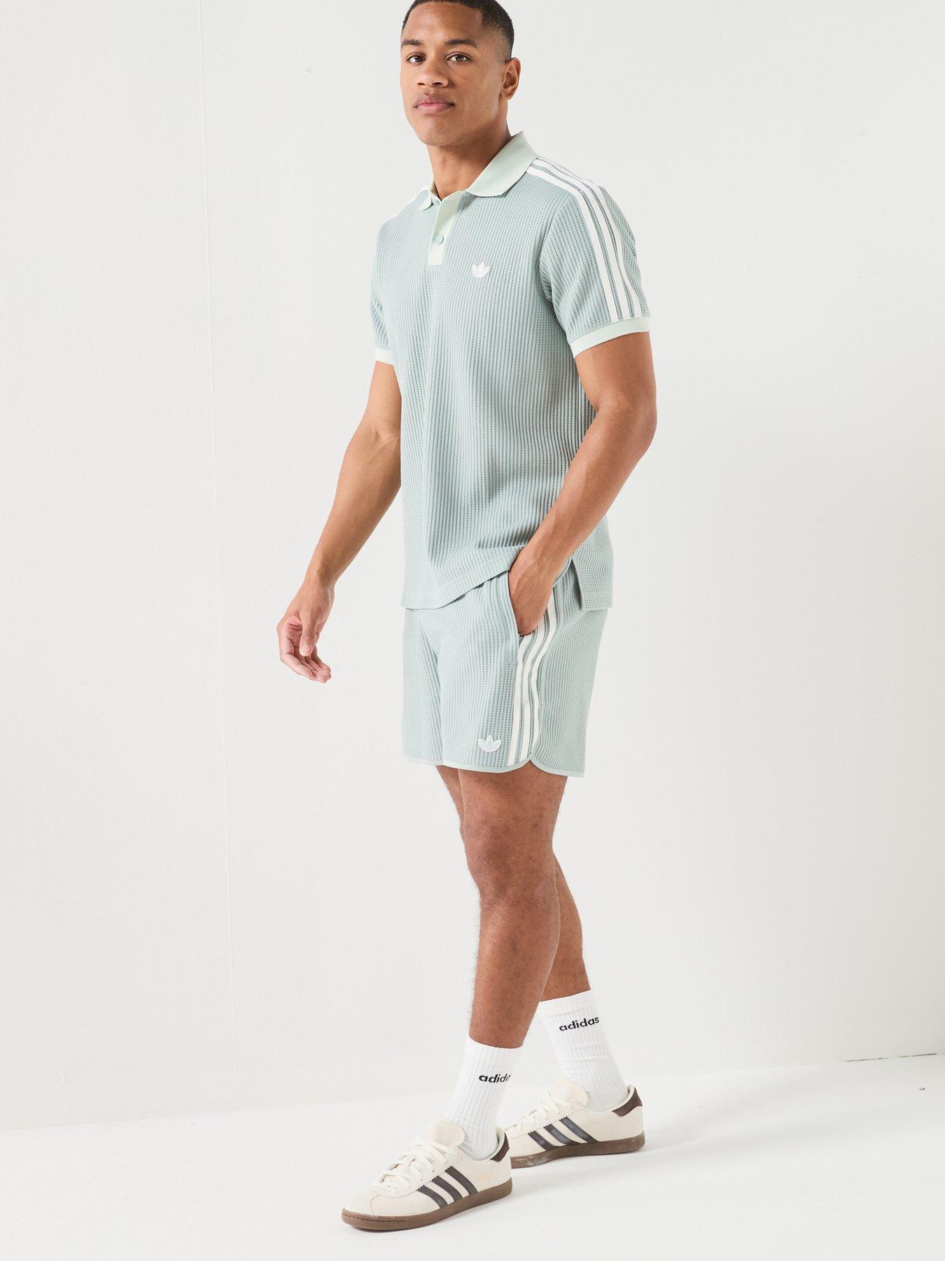 Image 3 of 6 of adidas Originals Mens Waffle Polo - Green