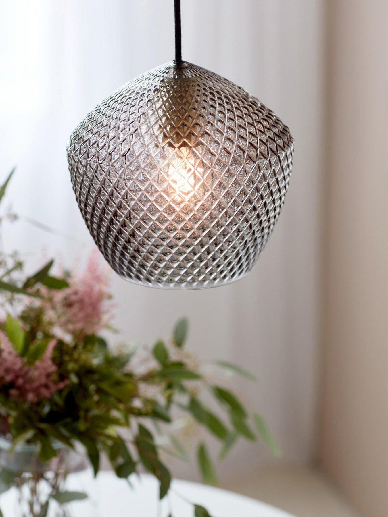 Image 1 of 5 of Nordlux Nordlux Orbiform Pendant Brass Light - Smoke