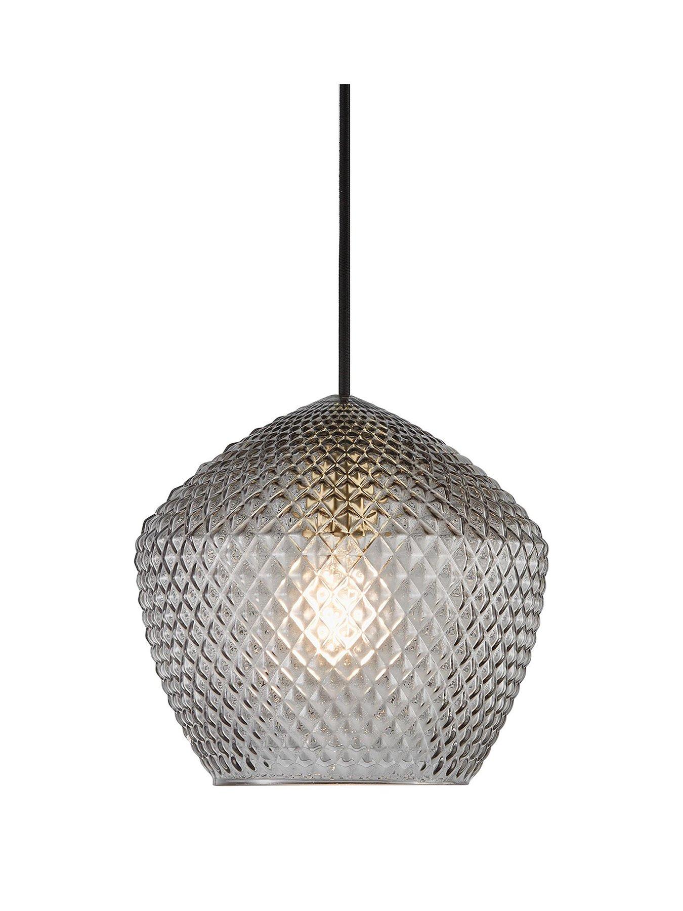 Image 2 of 5 of Nordlux Nordlux Orbiform Pendant Brass Light - Smoke