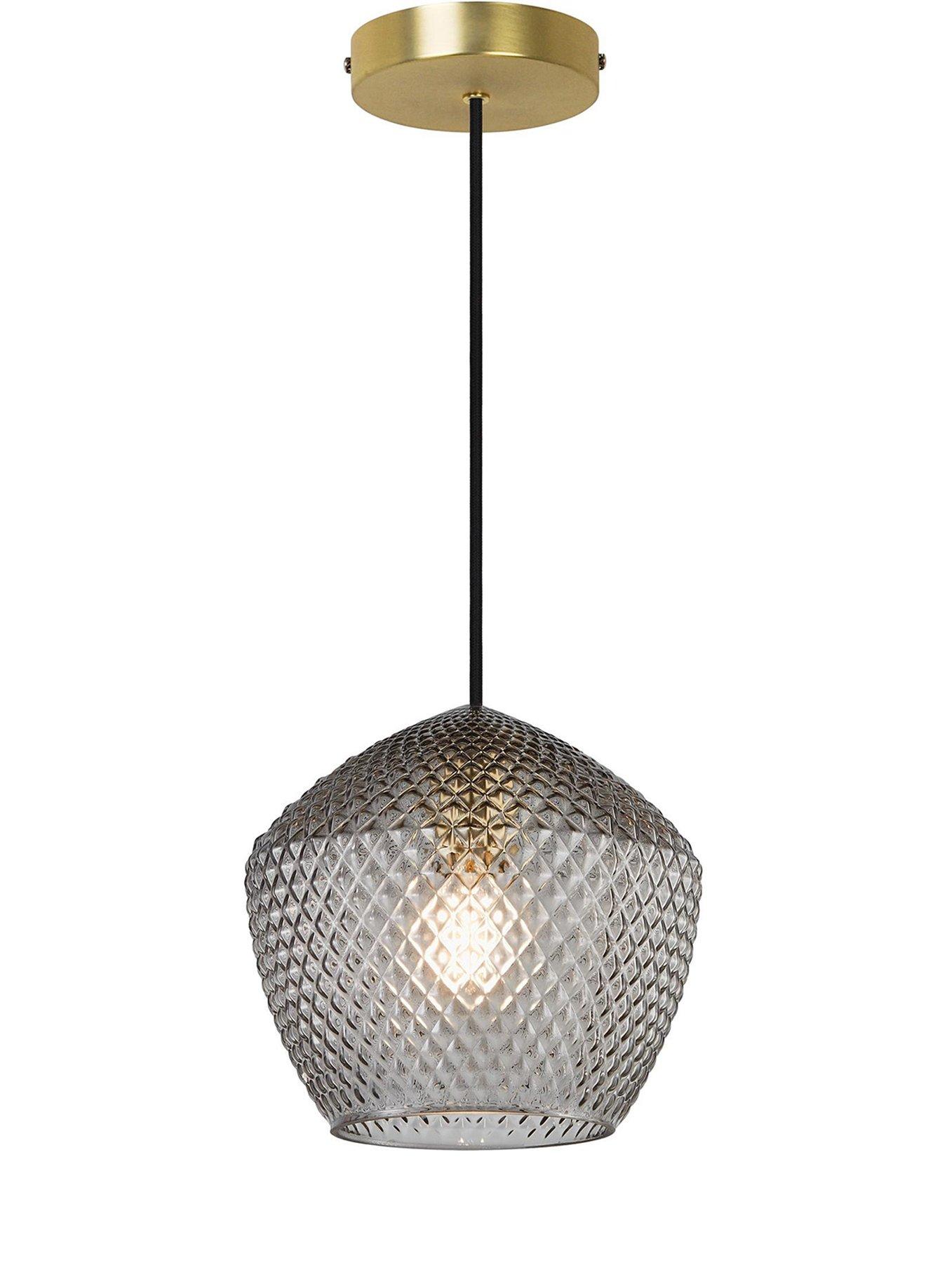 Image 5 of 5 of Nordlux Nordlux Orbiform Pendant Brass Light - Smoke