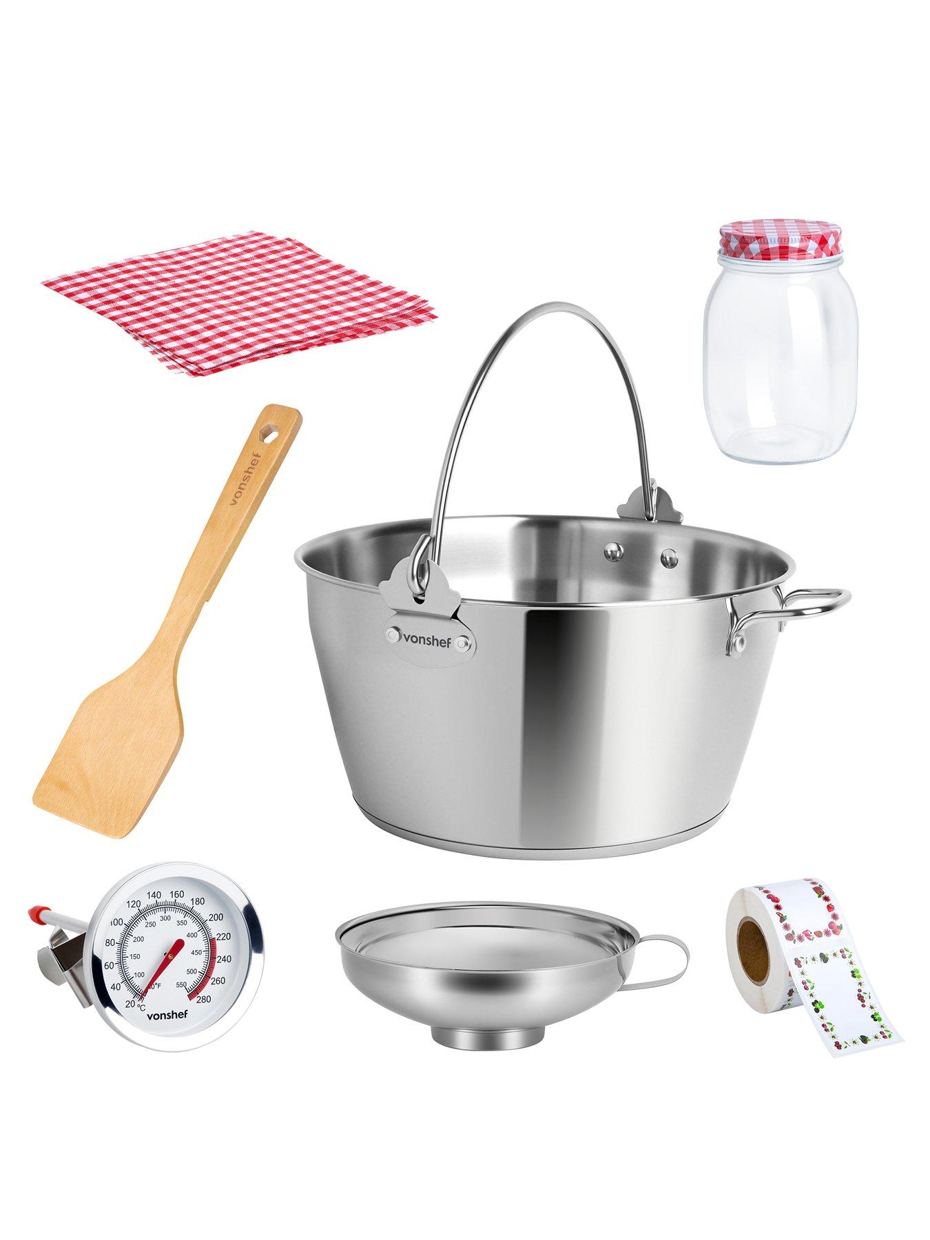 Image 3 of 6 of Vonshef 9l Maslin Pan Jam Set Bundle