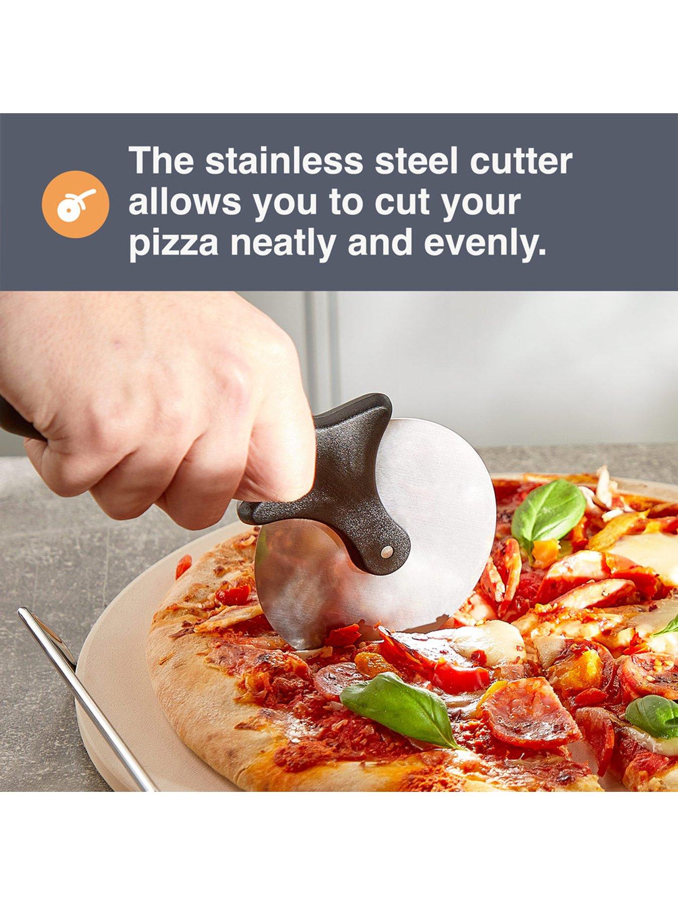 Image 3 of 6 of Vonshef Bbq Pizza Stone & Cutter