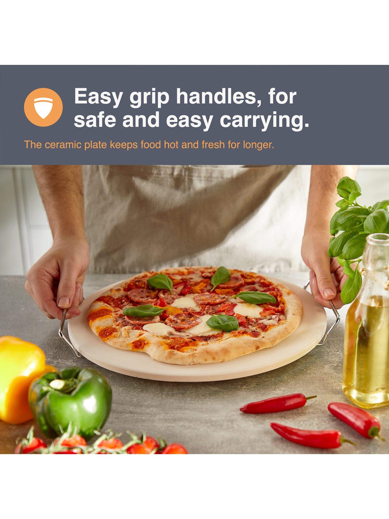 Image 5 of 6 of Vonshef Bbq Pizza Stone & Cutter