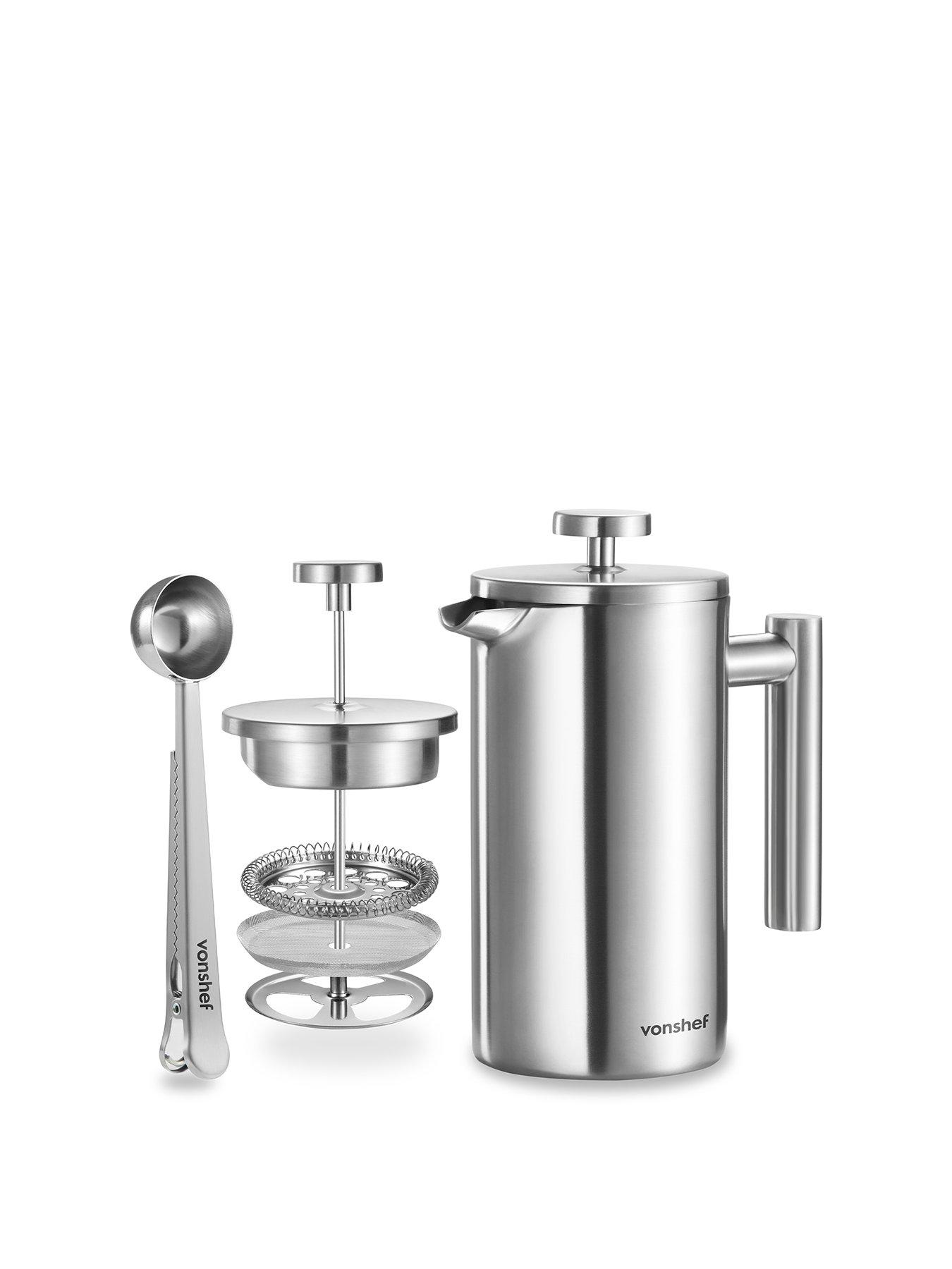 Image 2 of 7 of Vonshef 6 Cup Cafetiere With Spoon