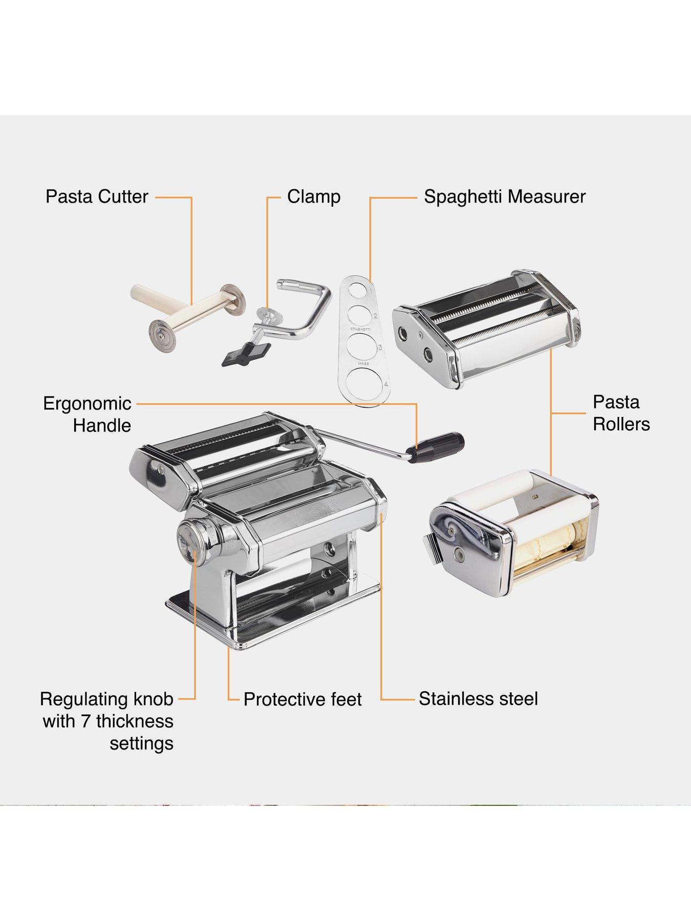 Image 4 of 7 of Vonshef Manual Pasta Maker Machine
