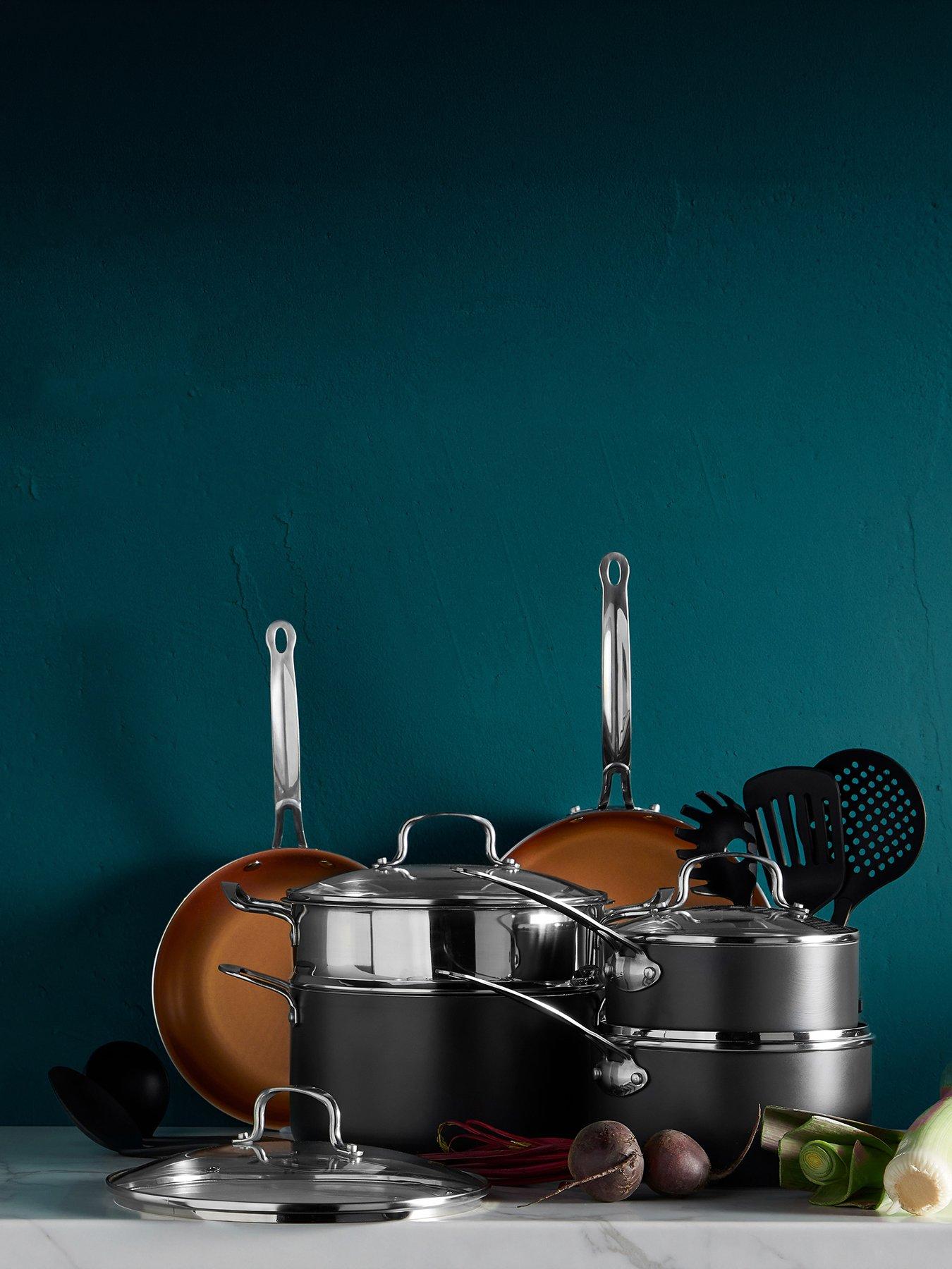 Vonshef Copper Cookware Set - 11 Piece