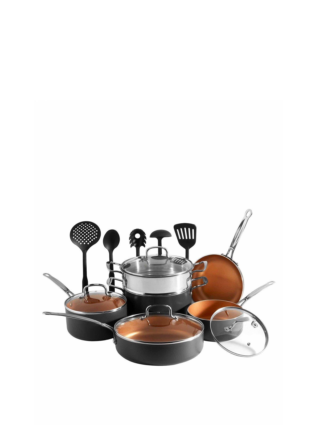 Image 2 of 7 of Vonshef Copper Cookware Set - 11 Piece