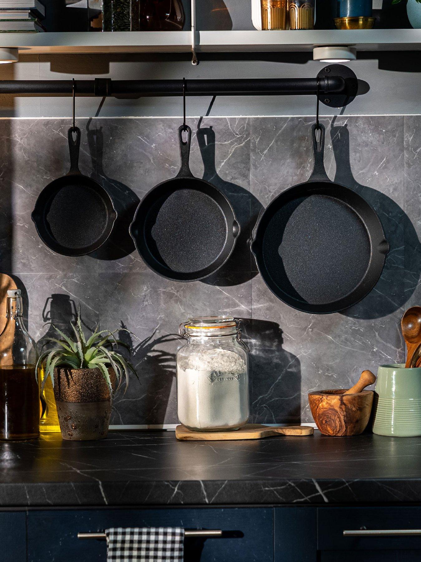 Image 1 of 8 of Vonshef Cast Iron Cookware Set - 3 Pans