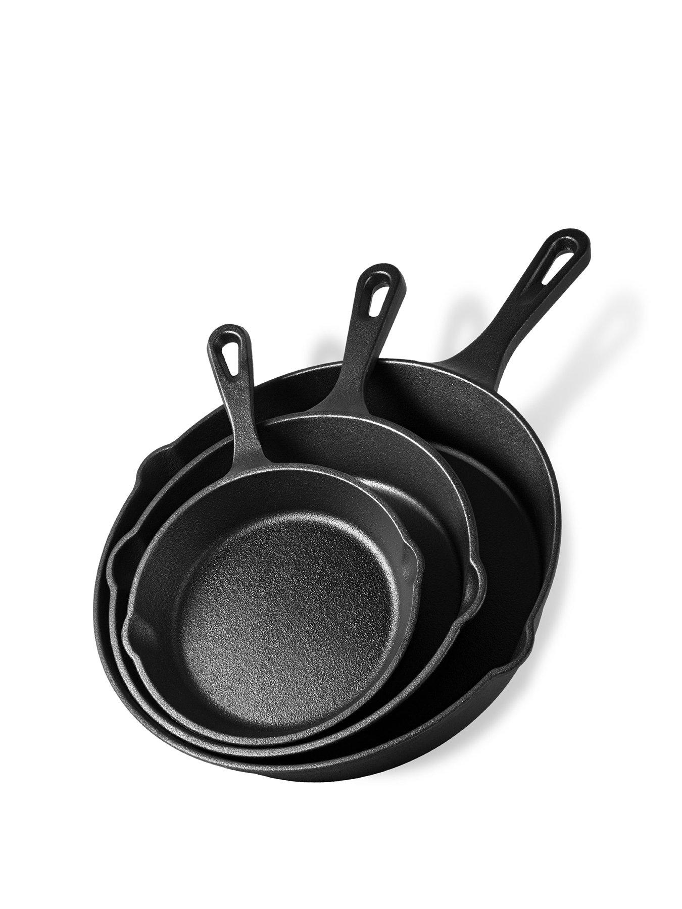 Image 2 of 8 of Vonshef Cast Iron Cookware Set - 3 Pans