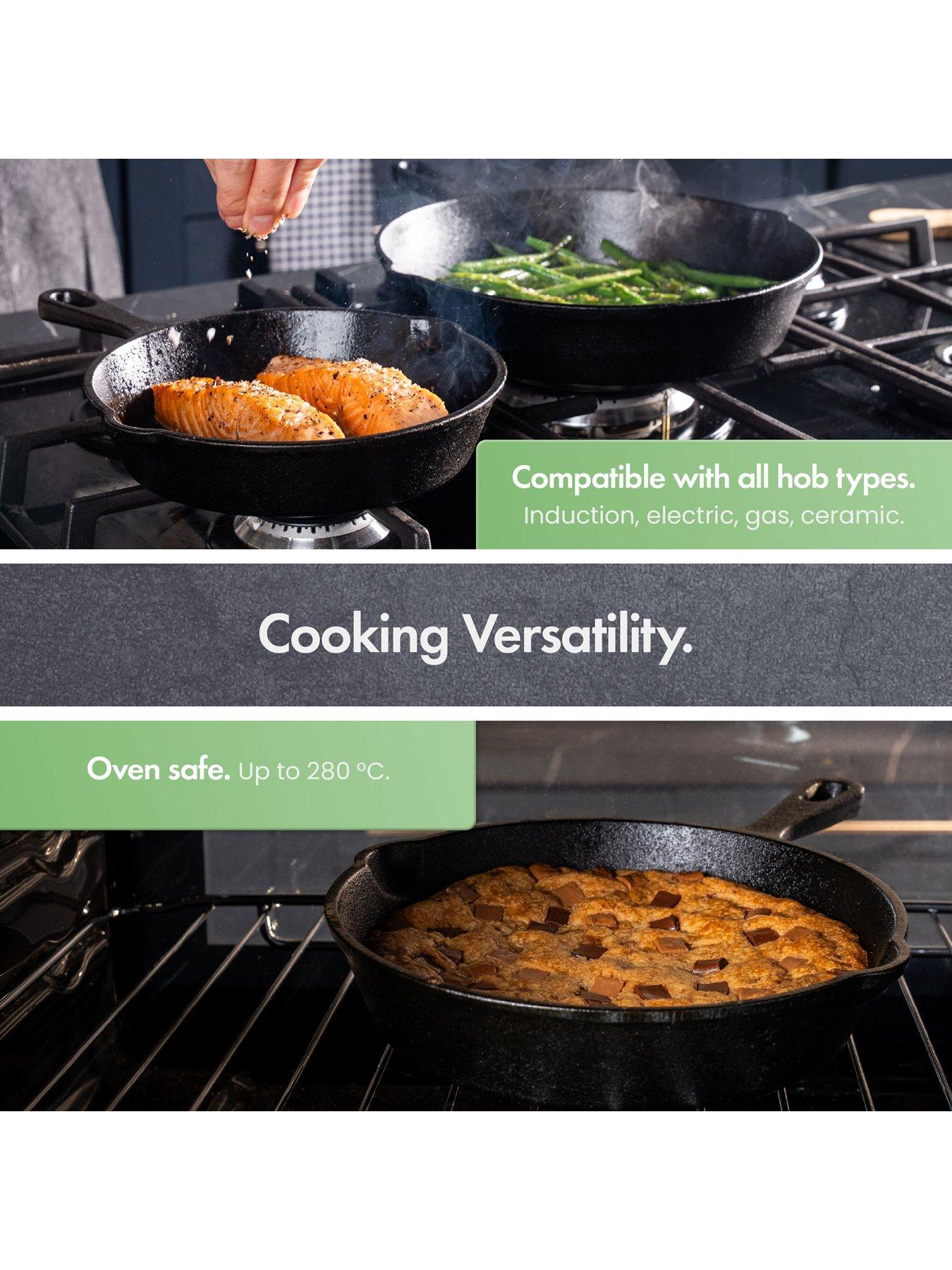 Image 6 of 8 of Vonshef Cast Iron Cookware Set - 3 Pans