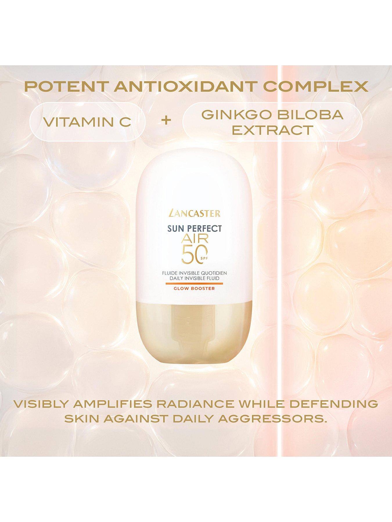 Image 3 of 7 of Lancaster Sun Perfect AIR Daily Invisible Fluid SPF50 Glow Booster, 40ml (1.3oz)