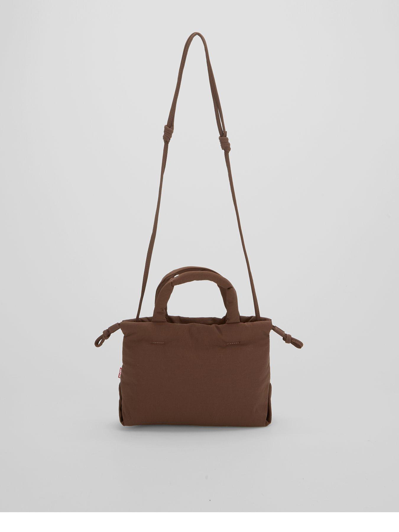 Image 1 of 6 of Levi's Small Casey Drawstring Crossbody Bag - Brown