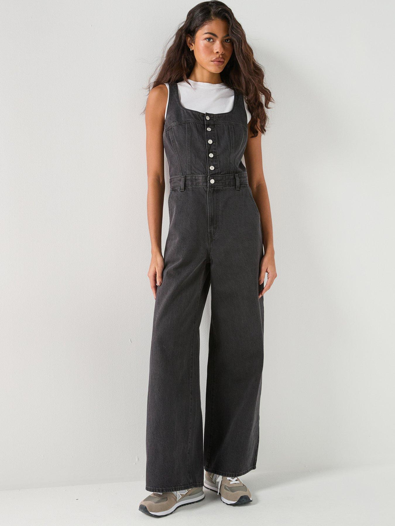 Levi's Audra Seamed Jumpsuit - Grey