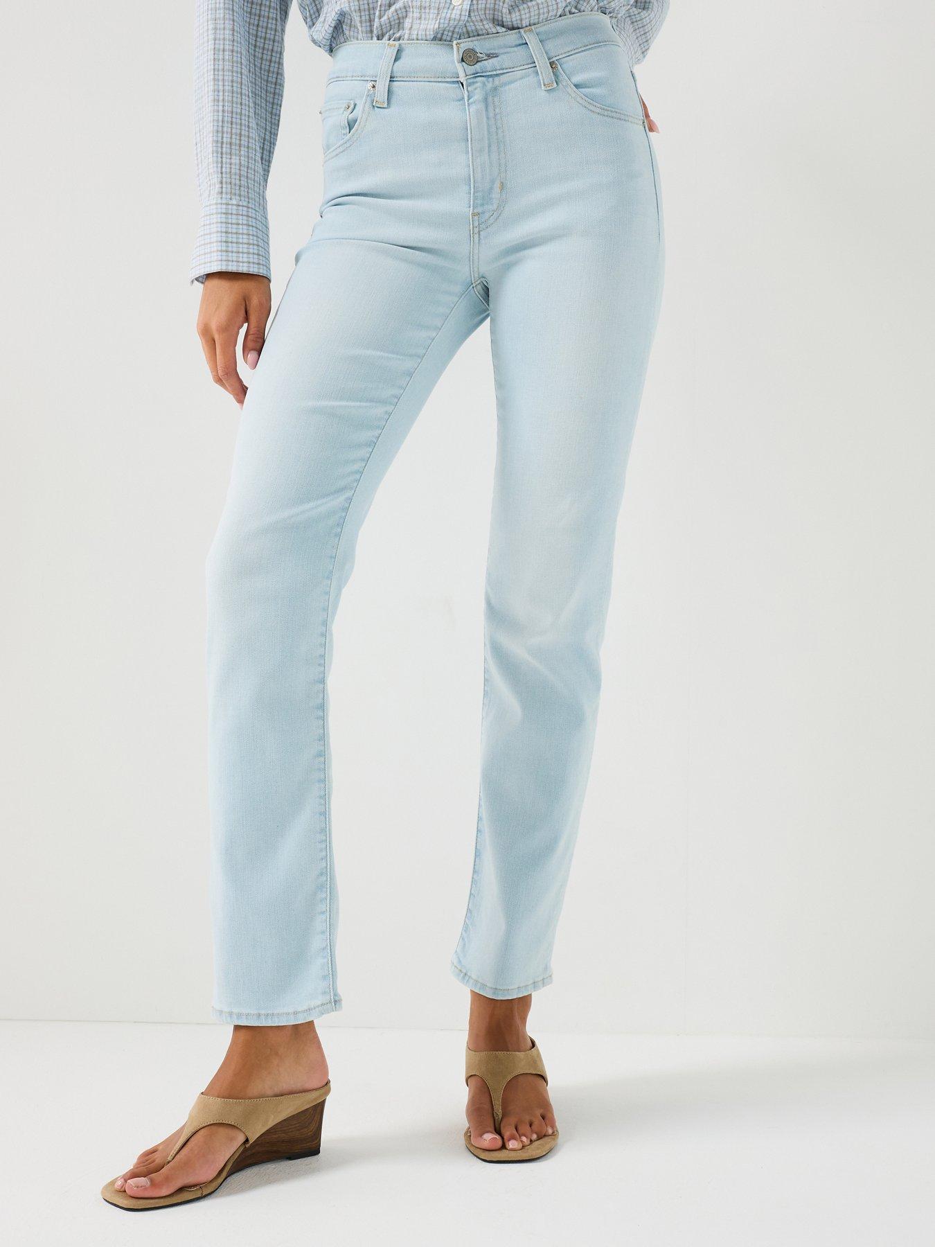 Levi's Women's High Rise Slim Straight Leg Jeans - Blue