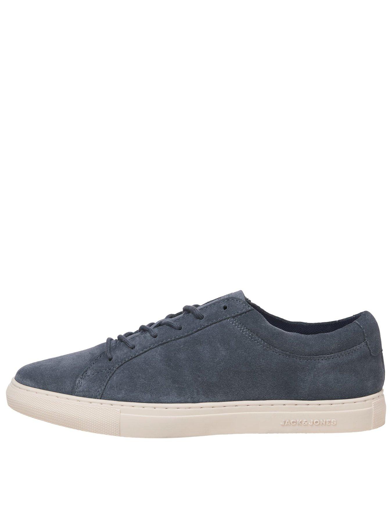 Image 1 of 4 of Jack & Jones Jack &amp; Jones Galaxy Suede Trainers - Dark Blue