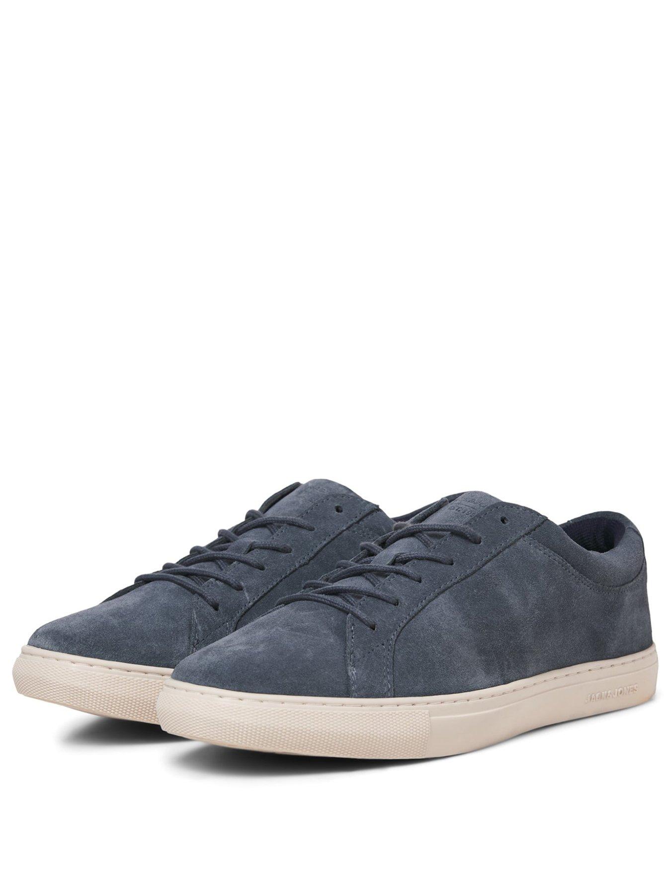 Image 2 of 4 of Jack & Jones Jack &amp; Jones Galaxy Suede Trainers - Dark Blue