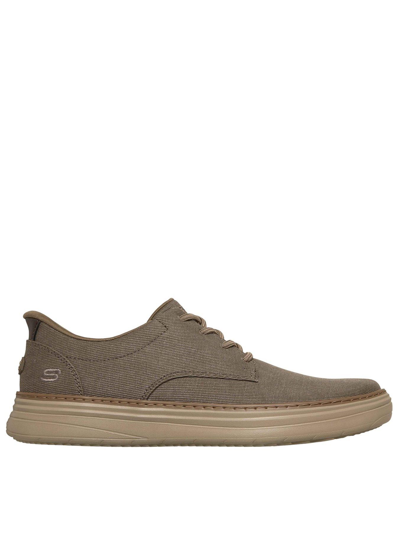 Skechers Hyland Justino Casual Lace Up Shoe - Brown