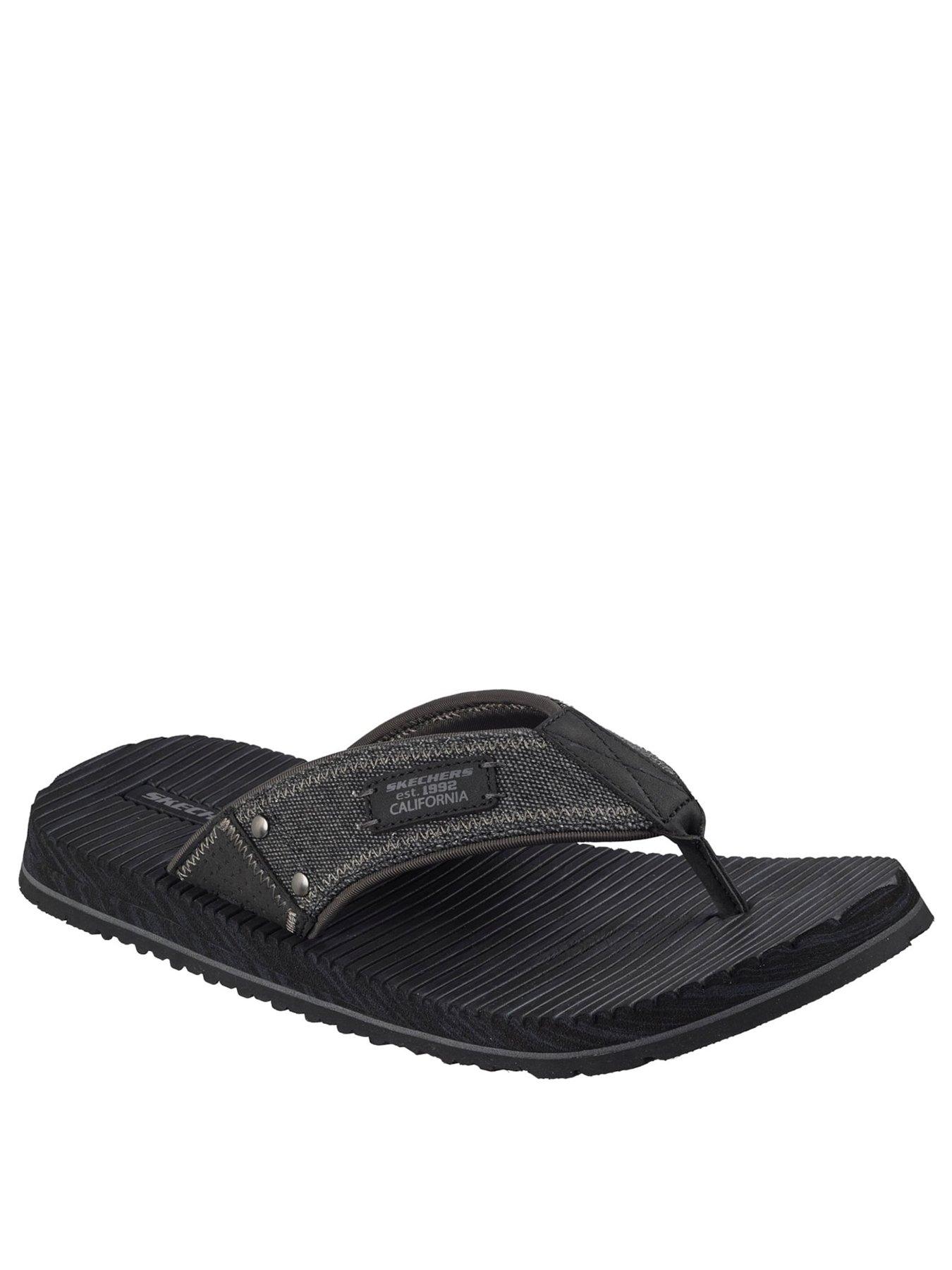  image of skechers-quill-flip-flop-black