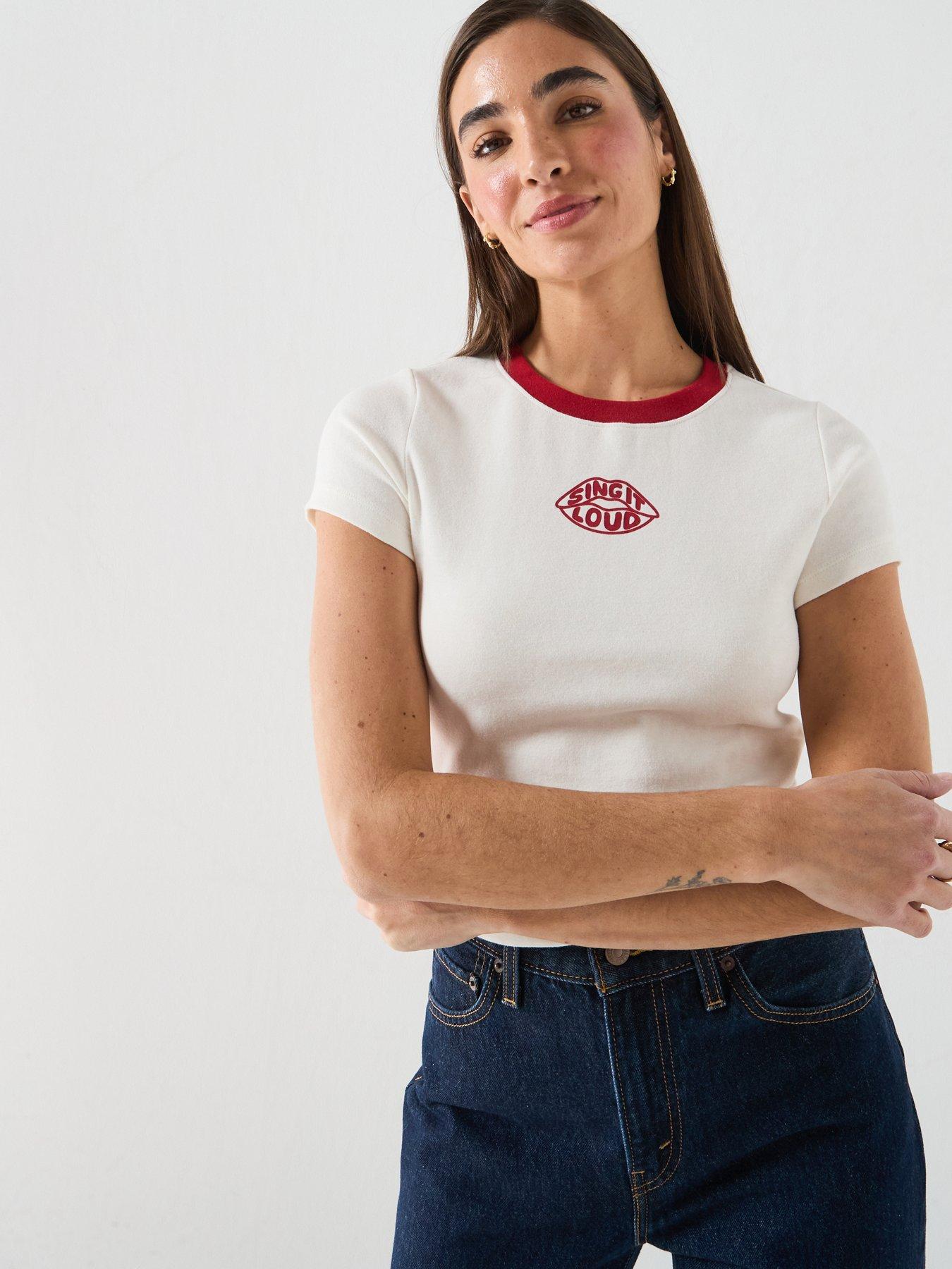 Image 1 of 6 of Levi's Essential Baby Tee - White