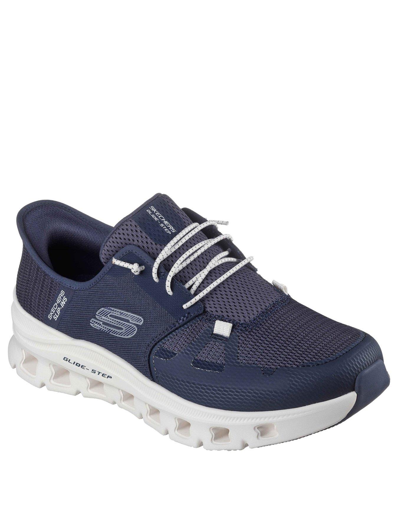 image of skechers-glide-step-pro-slip-in-trainers-navy