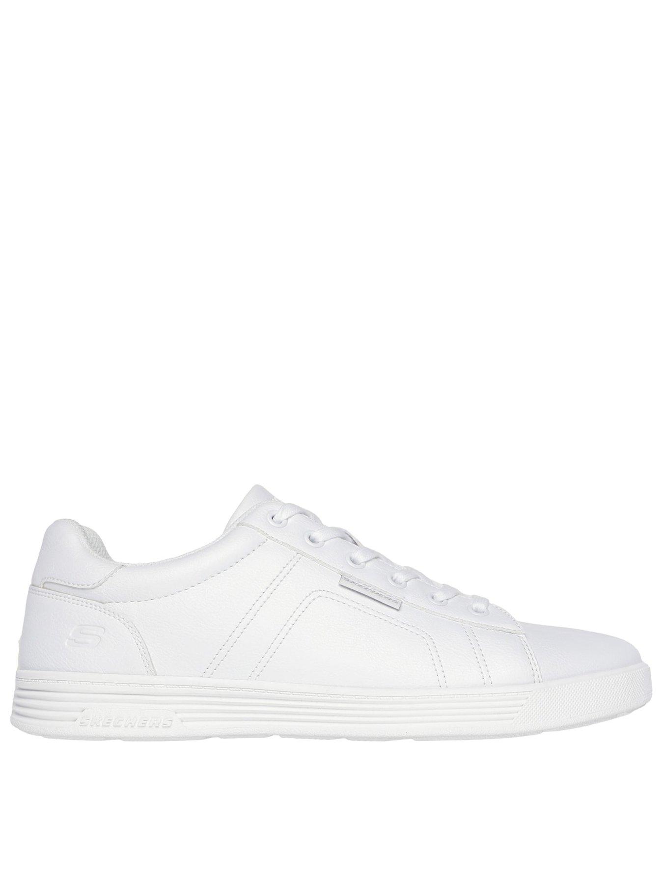 front image of skechers-cavell-hensley-trainer-white