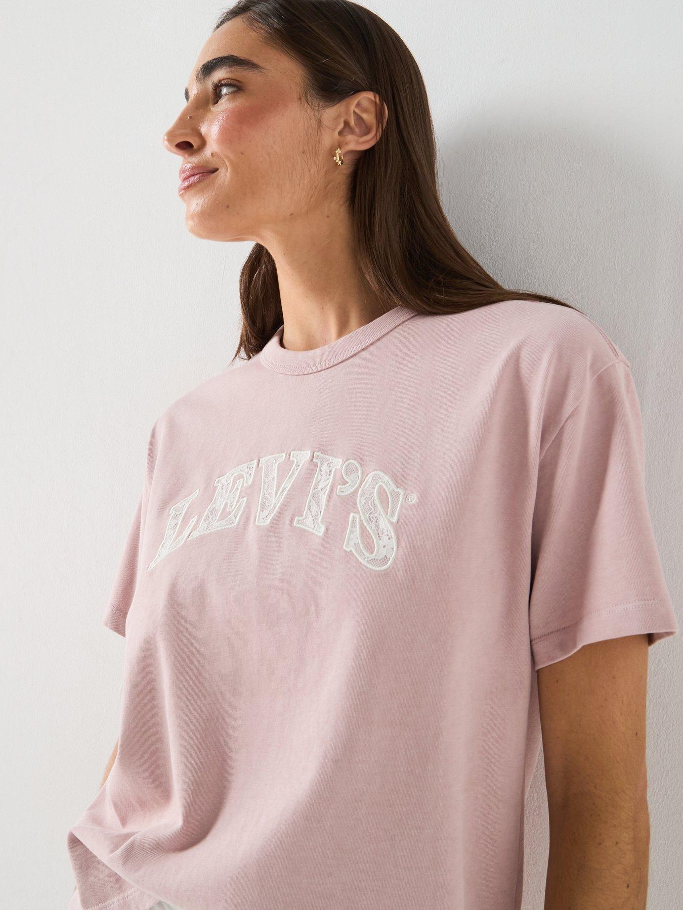 Image 4 of 6 of Levi's Lace Arch Logo Vintage T-Shirt - Lilac Haze