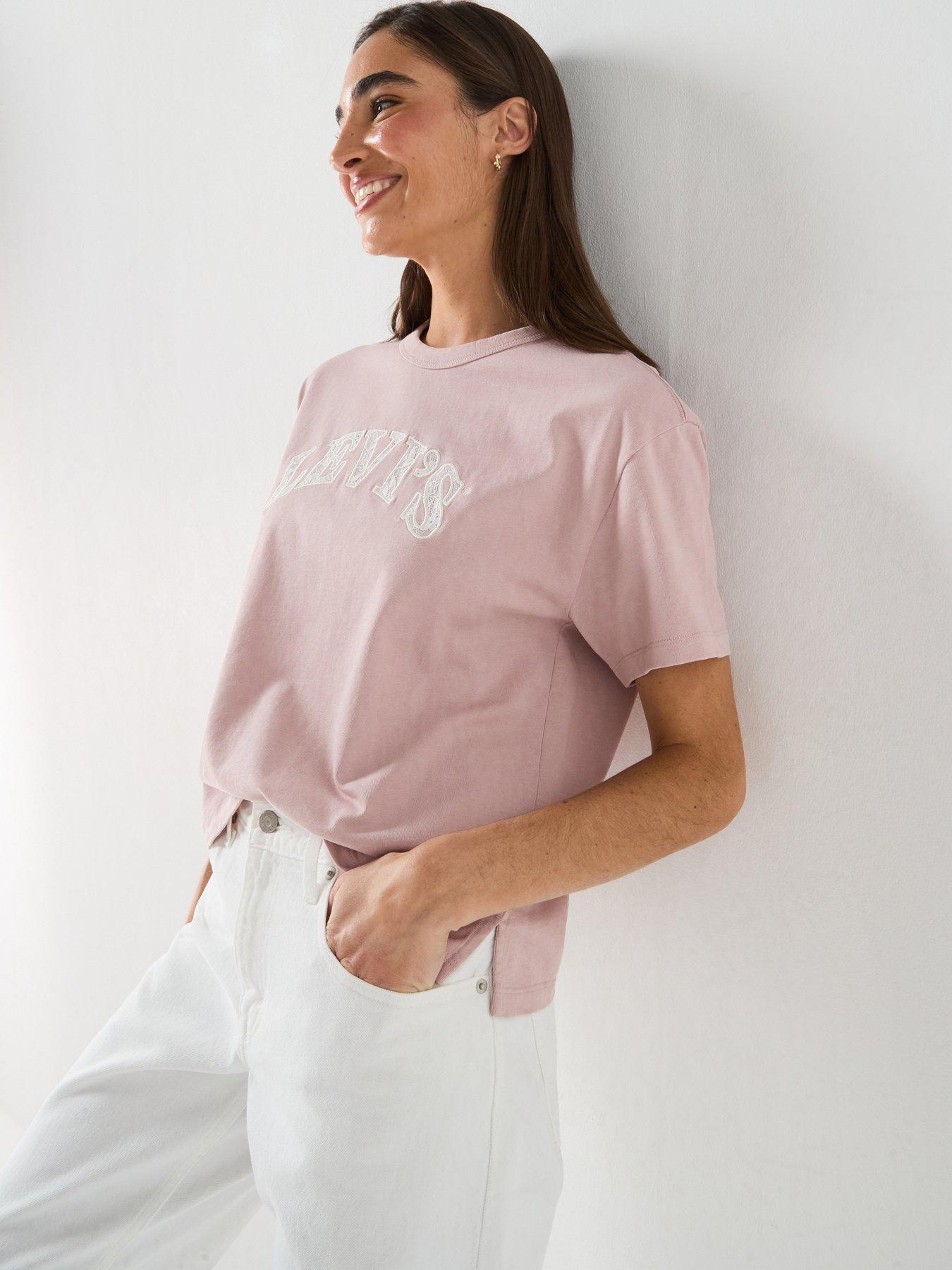 Image 6 of 6 of Levi's Lace Arch Logo Vintage T-Shirt - Lilac Haze