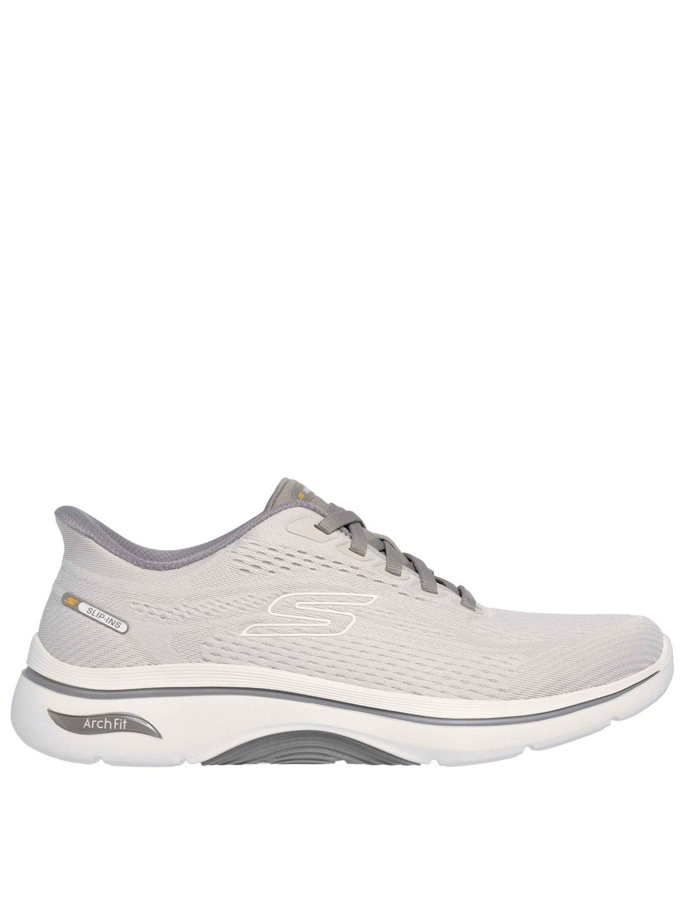Skechers Skechers Go Walk Arch Fit 2.0 Percy Lace Slip In Trainers - Light Brown