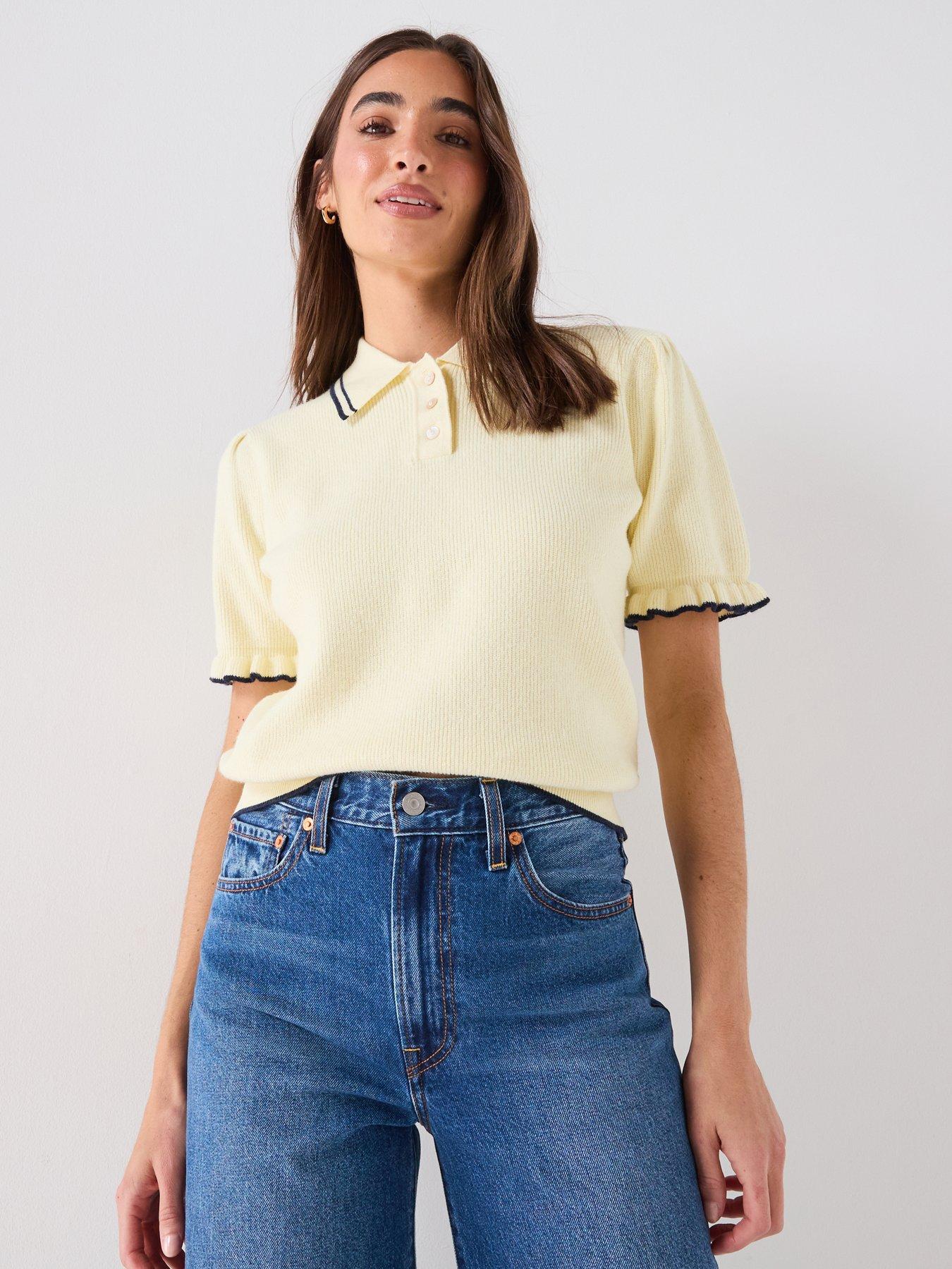 Levi's Super Soft Summer Short Sleeve Polo Shirt - Yellow