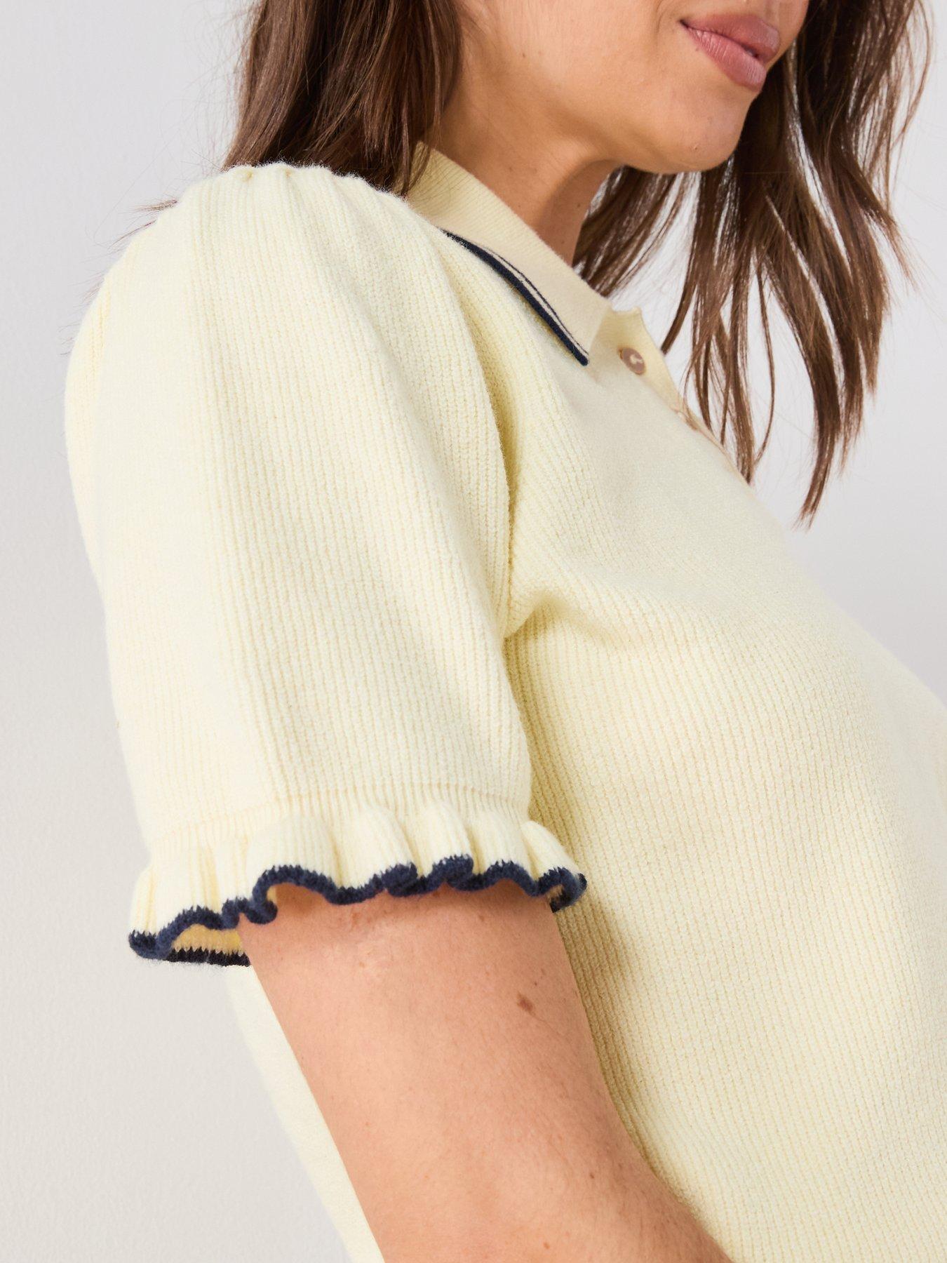 Image 5 of 6 of Levi's Super Soft Summer Short Sleeve Polo Shirt - Yellow
