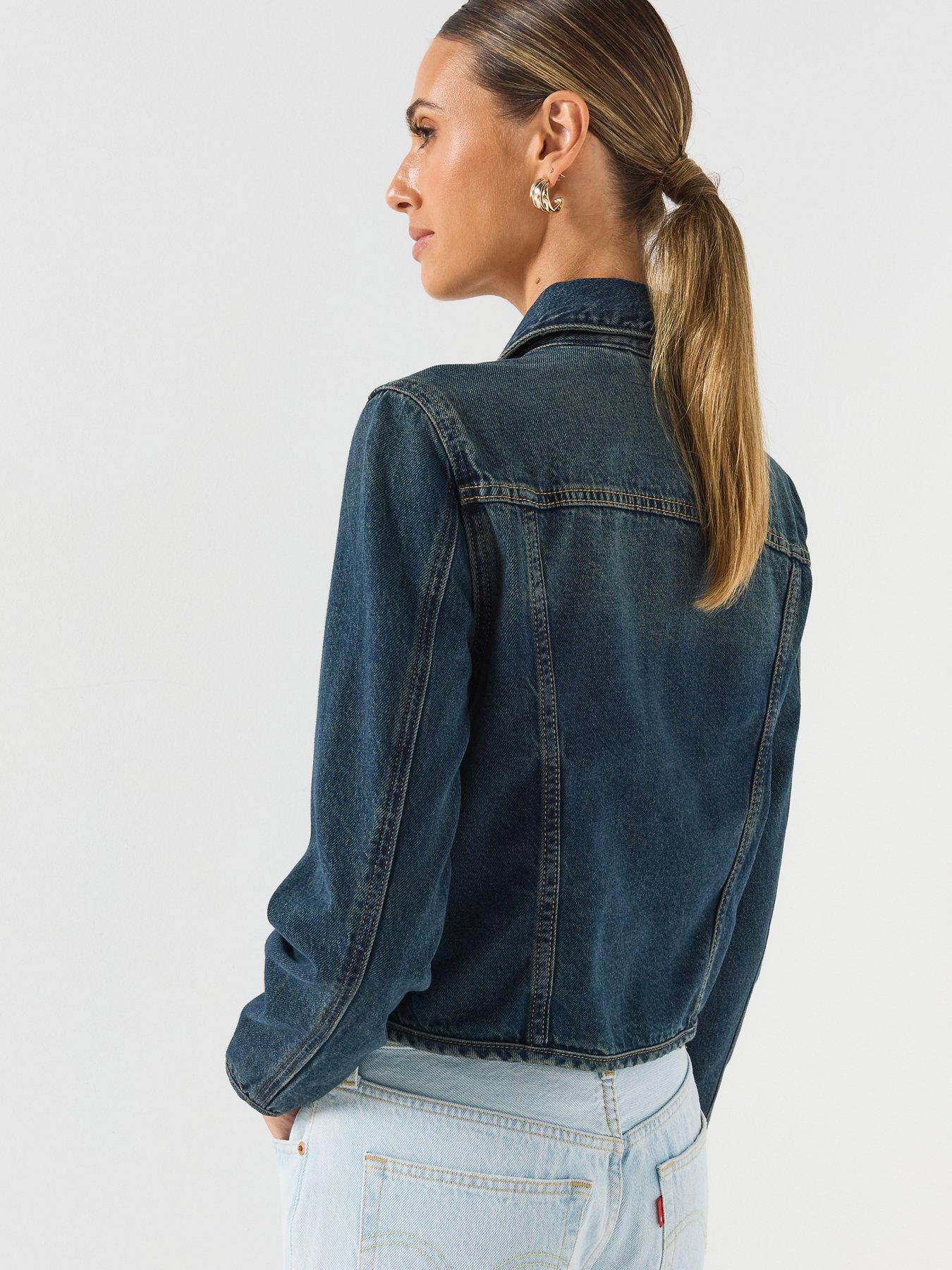 Image 2 of 6 of Levi's Zip Original Trucker Denim Jacket - Blue