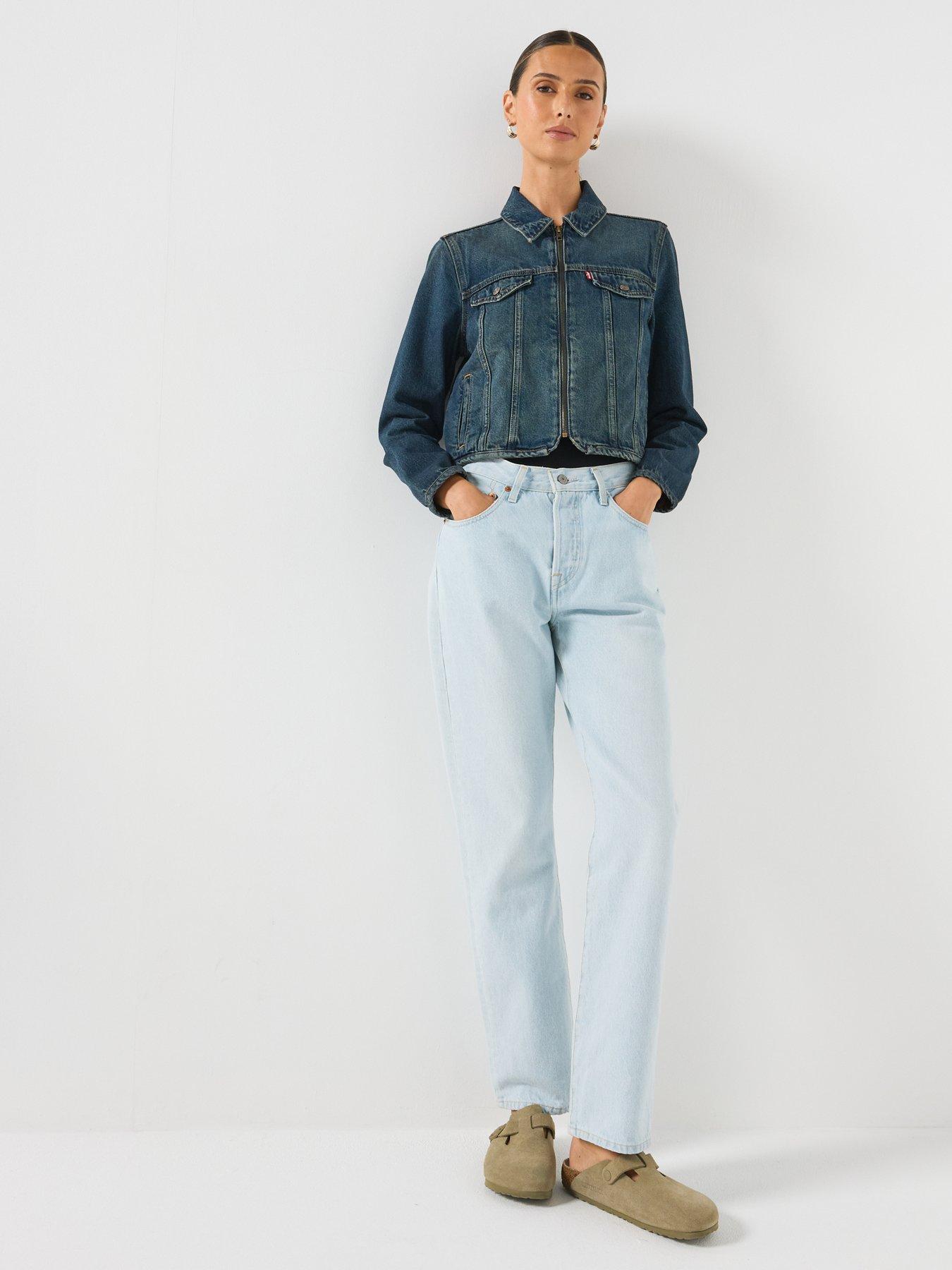 Image 3 of 6 of Levi's Zip Original Trucker Denim Jacket - Blue