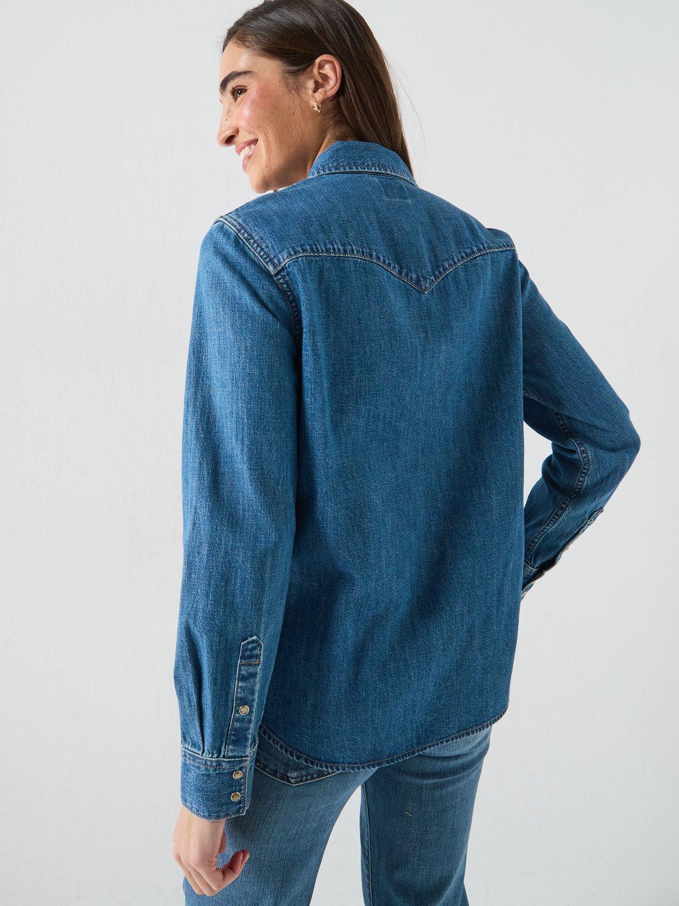 Image 2 of 6 of Levi's Heritage Western Denim Shirt