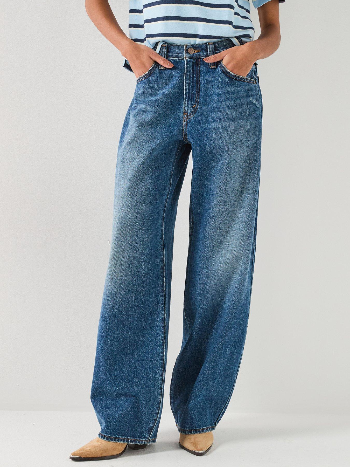Image 1 of 6 of Levi's Middy Balloon Fit Jeans - Fixed Down