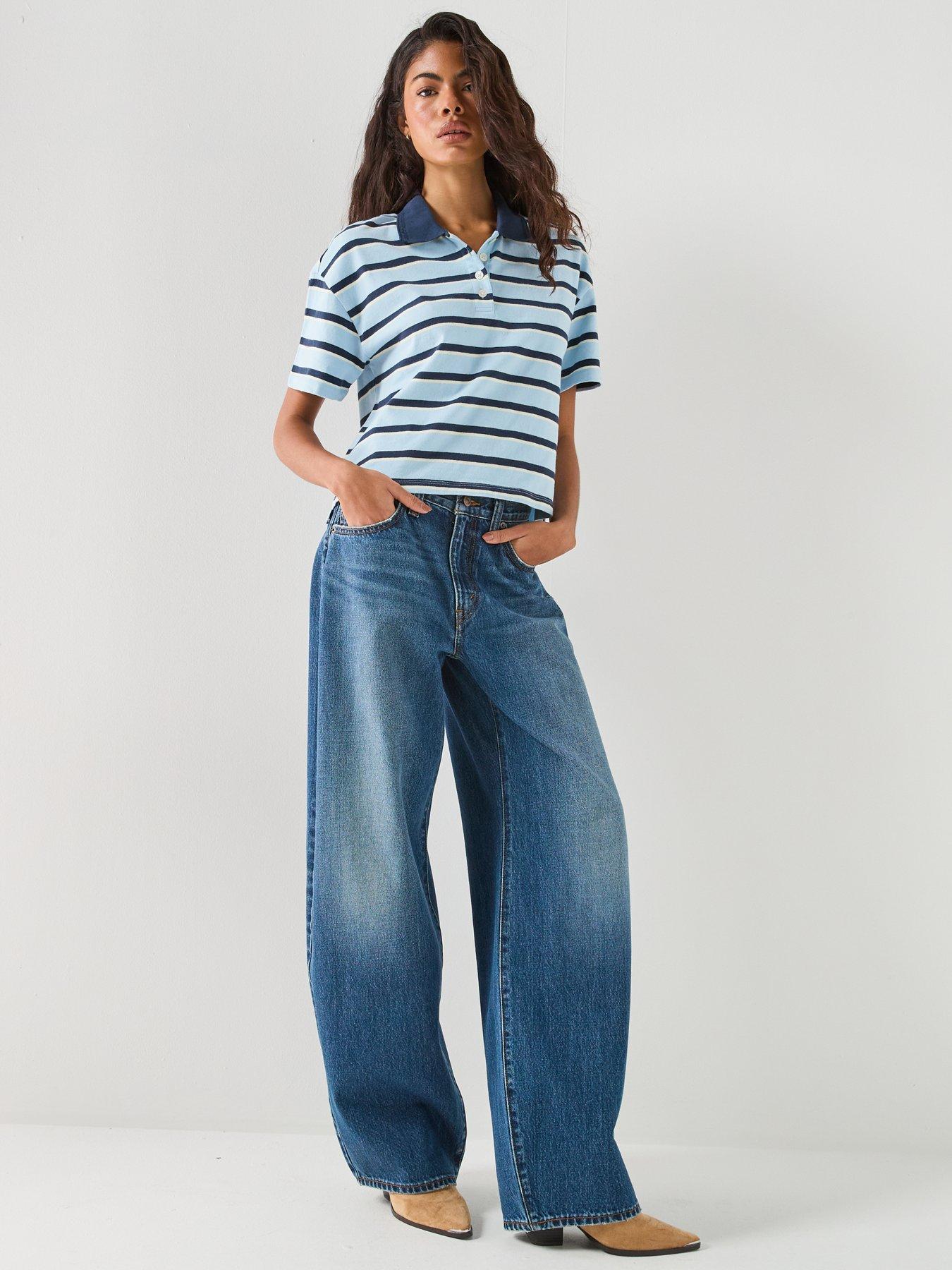 Image 6 of 6 of Levi's Middy Balloon Fit Jeans - Fixed Down
