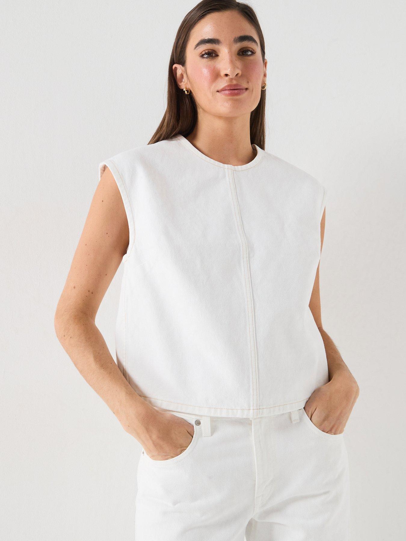 Levi's Denim Tee - White