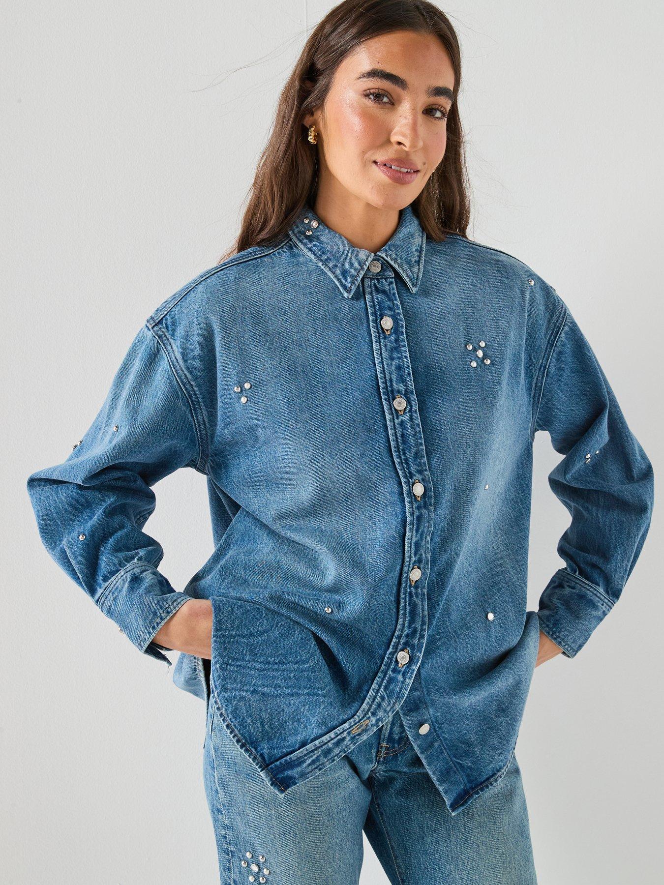 Levi's Jordan Denim Trip On Drip Shirt - Blue