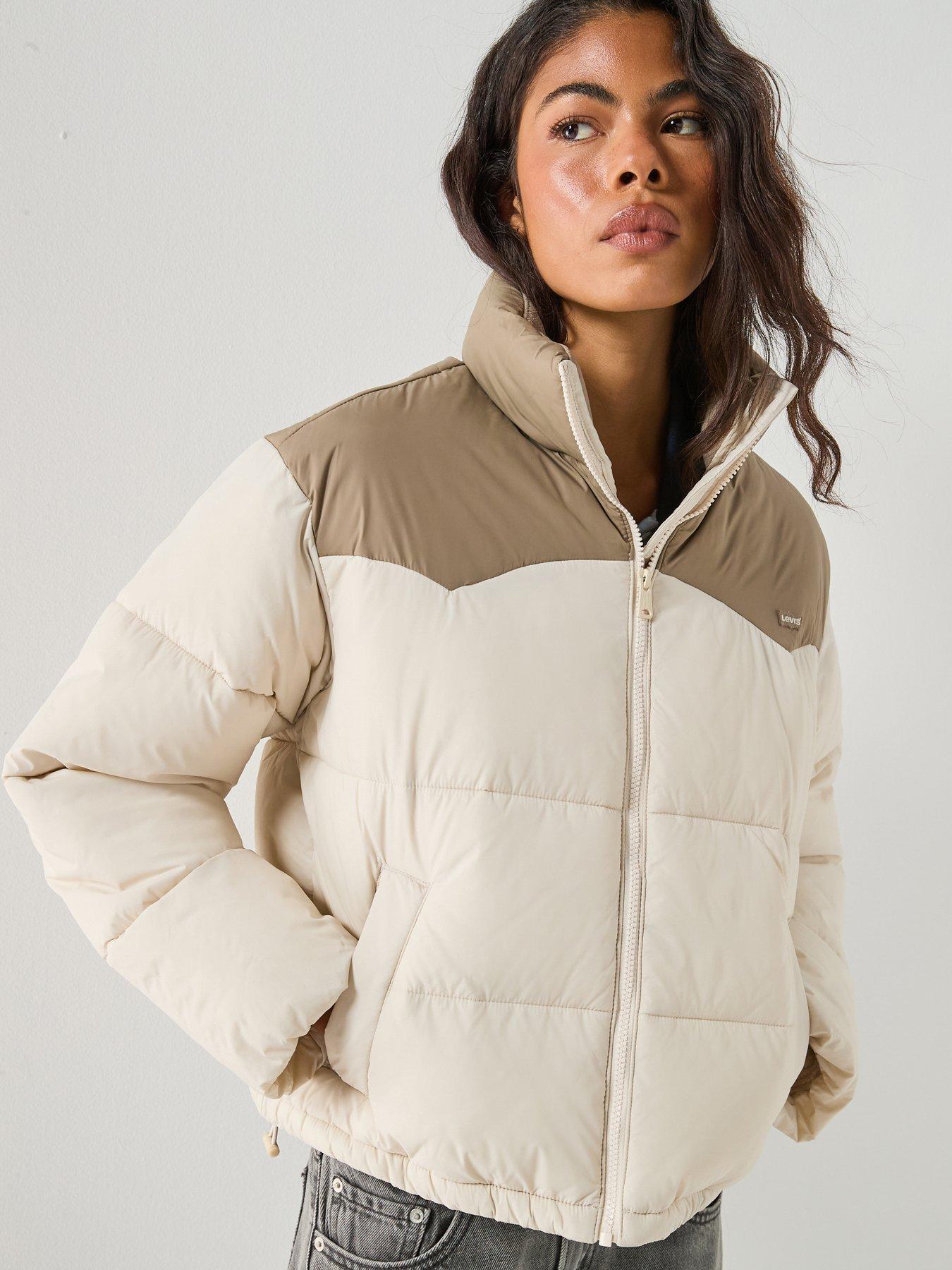 Levi's Palmer Puffer Jacket Rainy Day - Tan