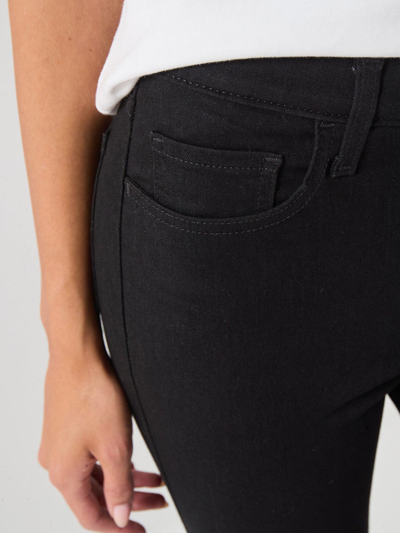 Image 4 of 6 of Levi's 720 High Rise Super Skinny Jeans - Black Squared