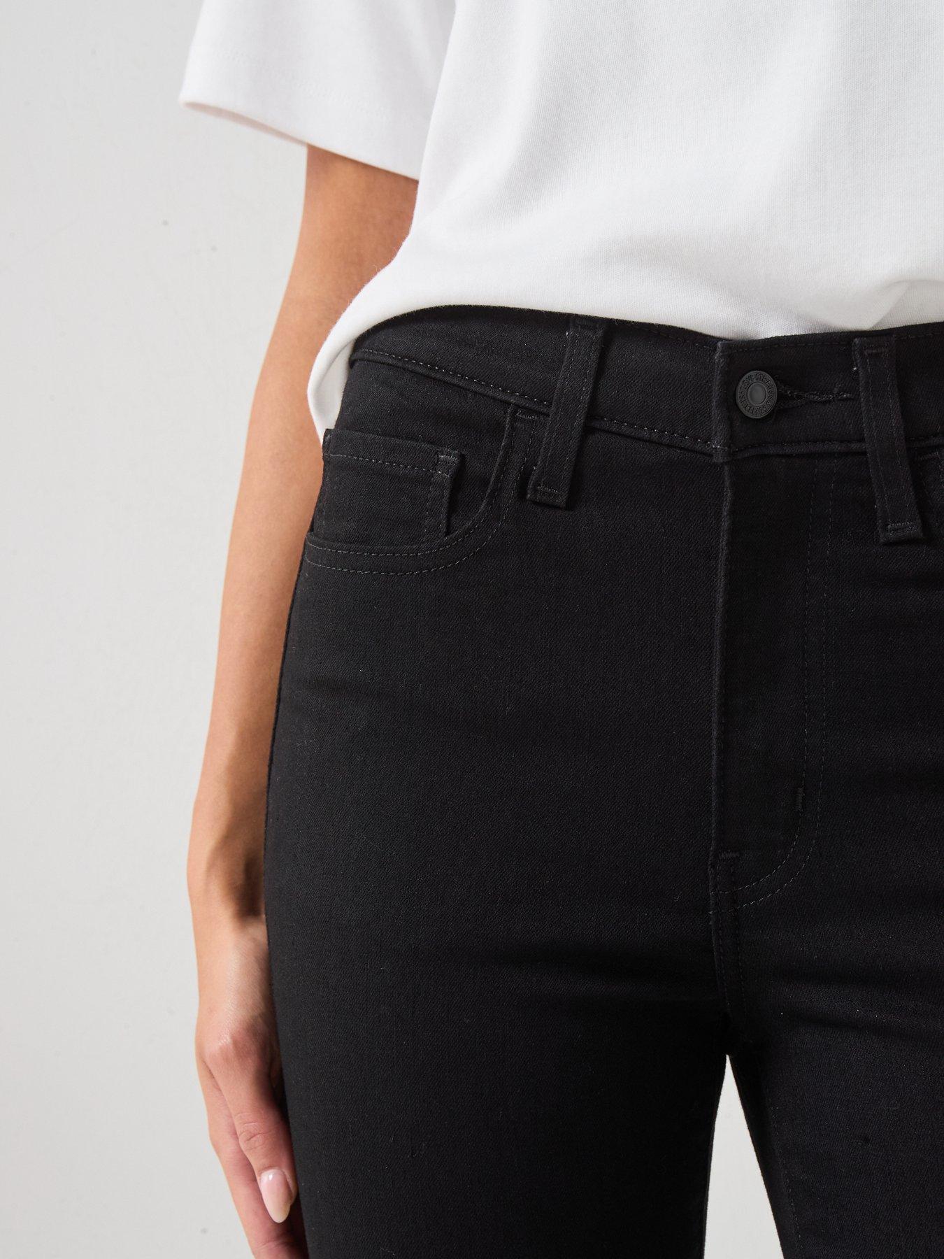Image 6 of 6 of Levi's 720 High Rise Super Skinny Jeans - Black Squared